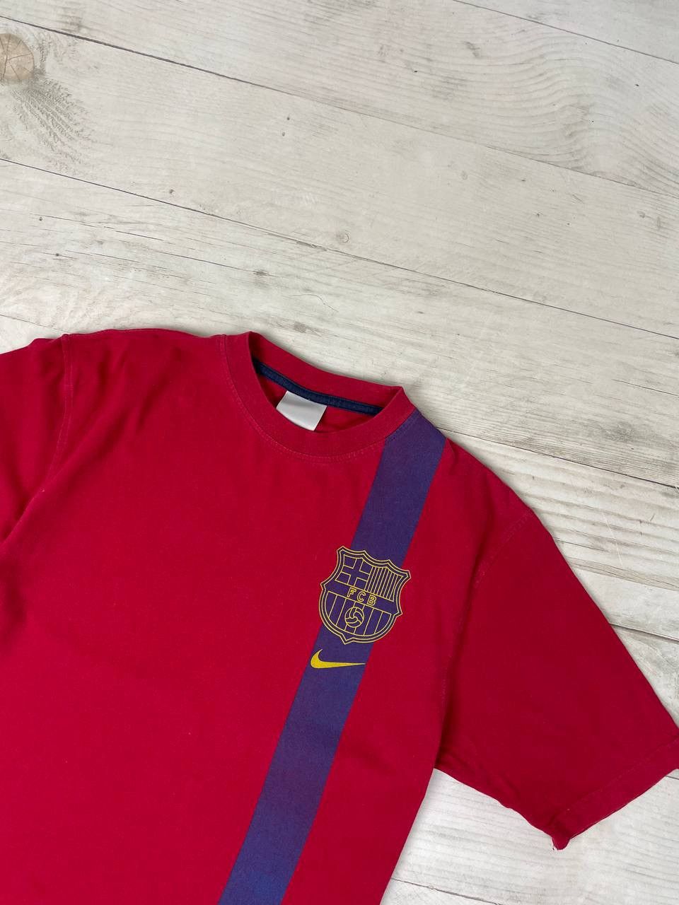 Nike Vintage Nike FC Barcelona Football T-Shirt 00s Soccer Size US M / EU 48-50 / 2 - 3 Thumbnail