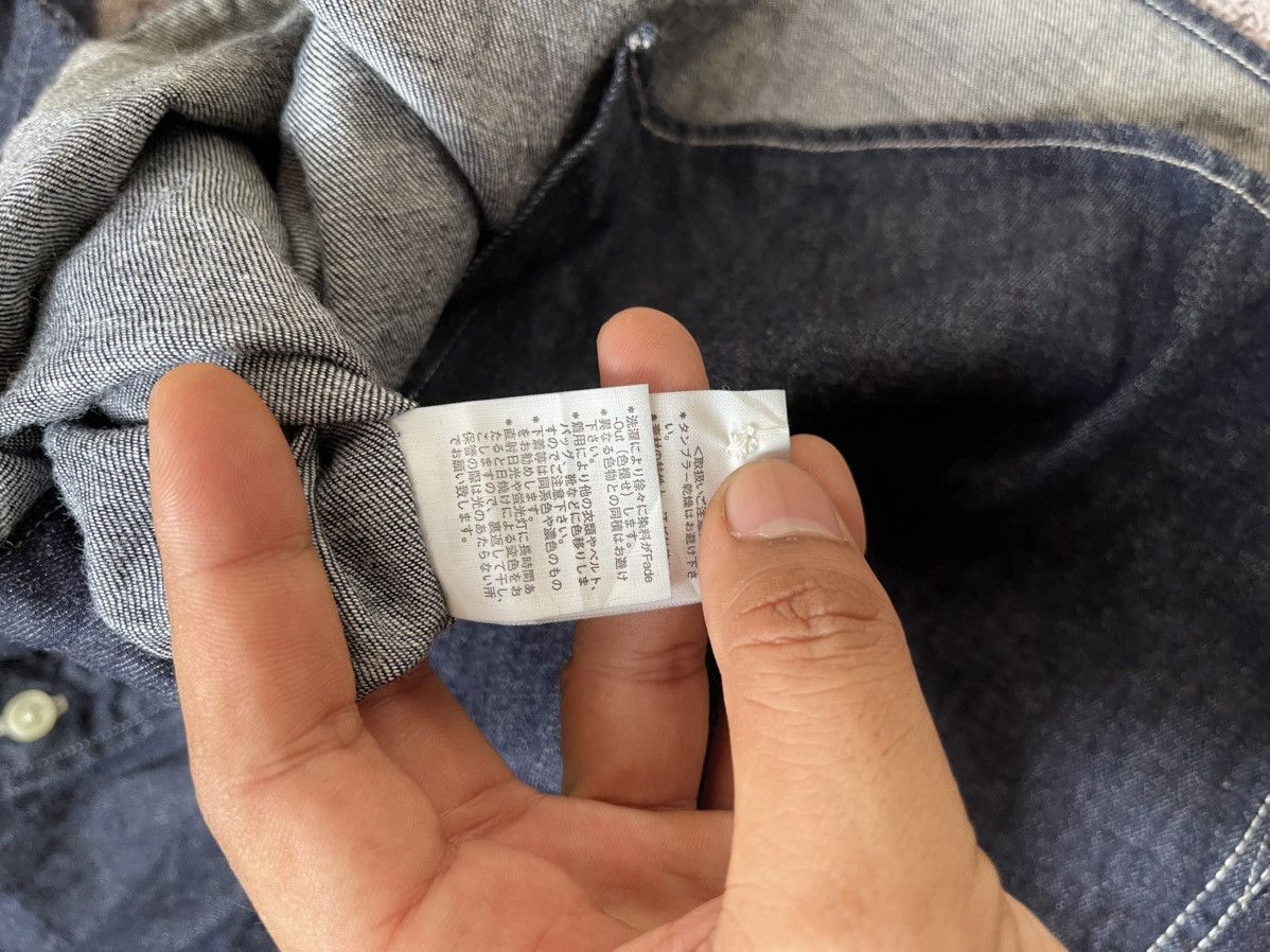 Japanese Brand DUFFER DENIM BLUE INDIGO SHIRT Size US M / EU 48-50 / 2 - 8 Thumbnail