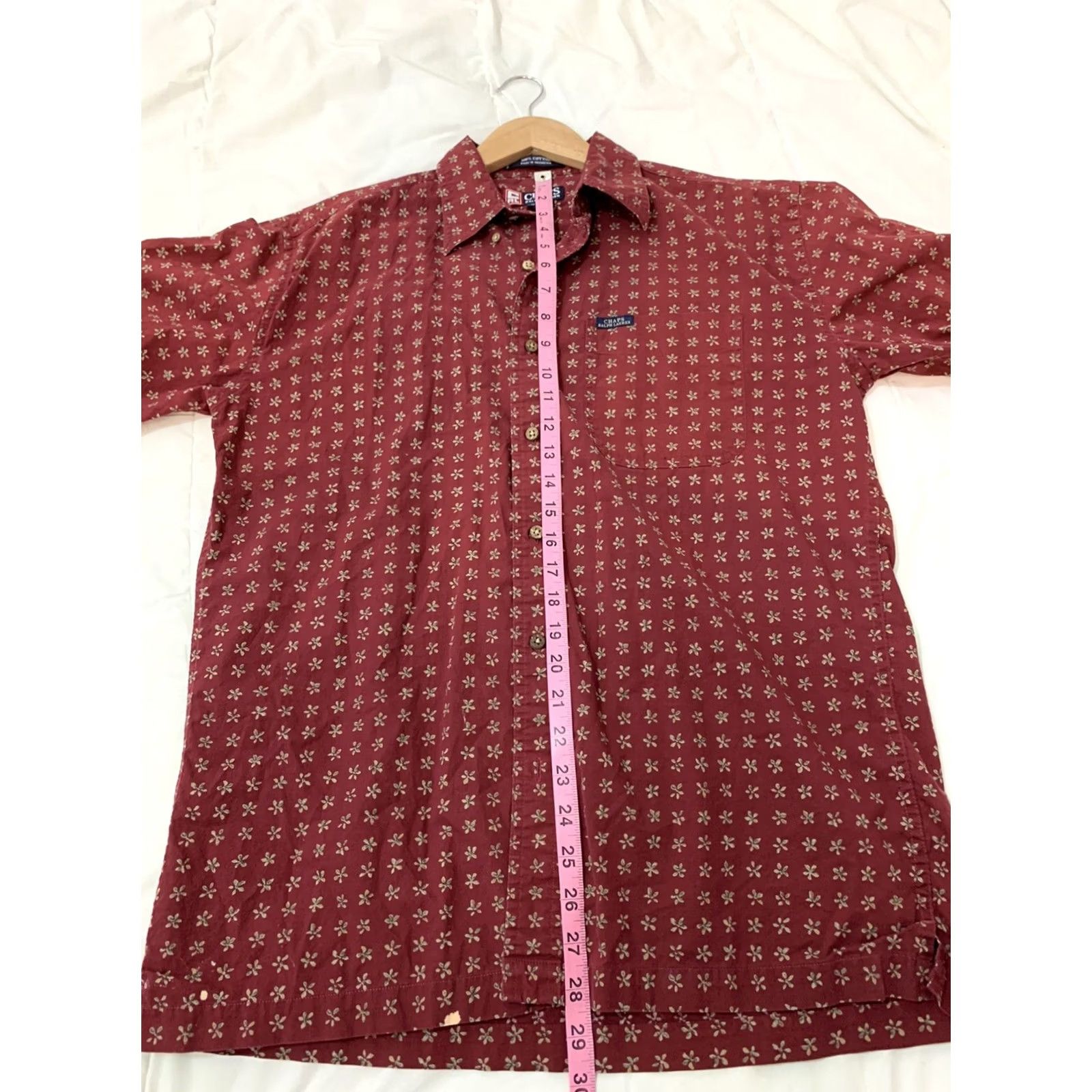 Chaps Chaps VTG Floral Short Sleeve Button-Up Shirt Men's M Red Size US M / EU 48-50 / 2 - 6 Thumbnail