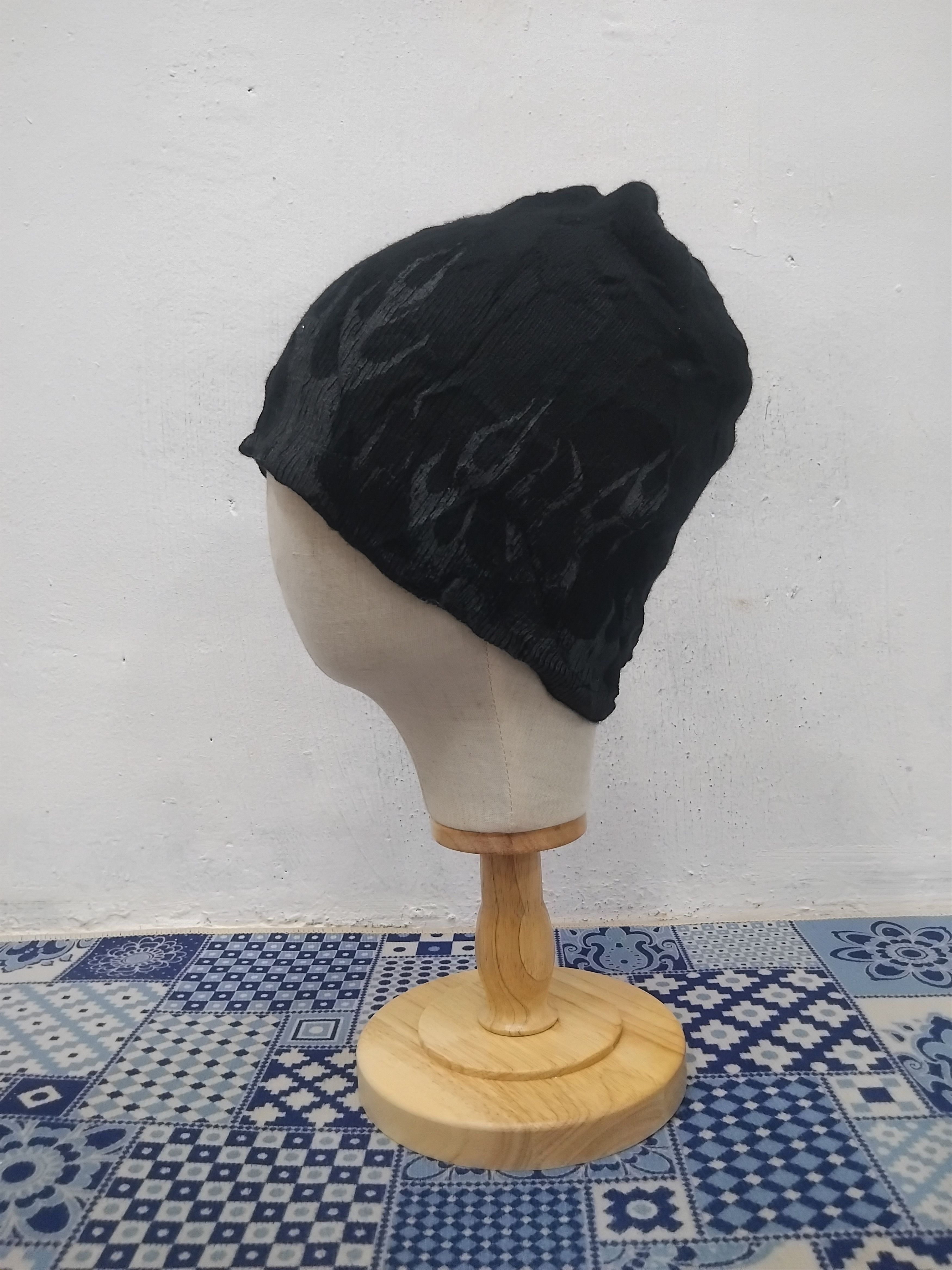 Japanese Brand 💥Blame black colour beanie hat Size ONE SIZE - 6 Thumbnail