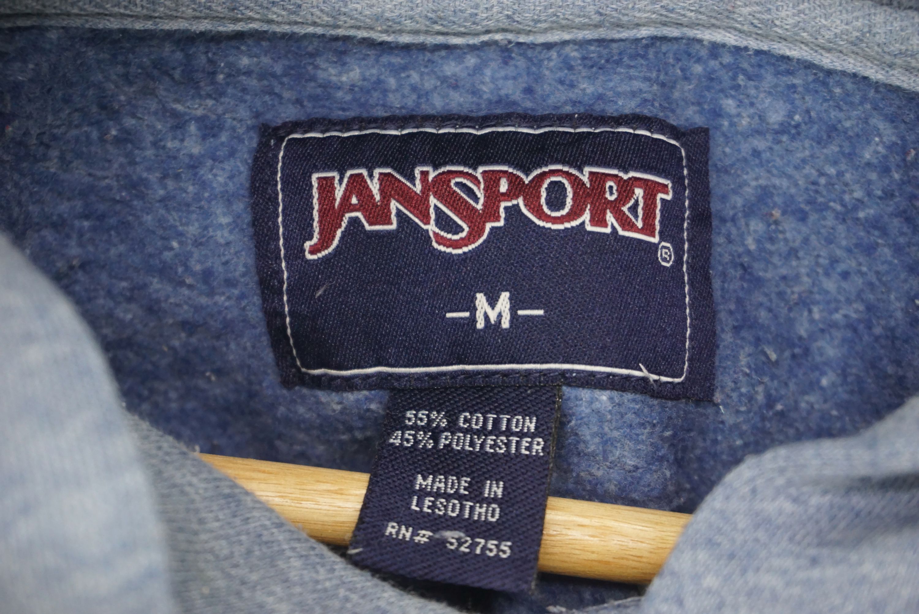 Jansport Vintage Jansport Hoodie Blank Sweatshirt Pullover Size M Size US M / EU 48-50 / 2 - 8 Thumbnail