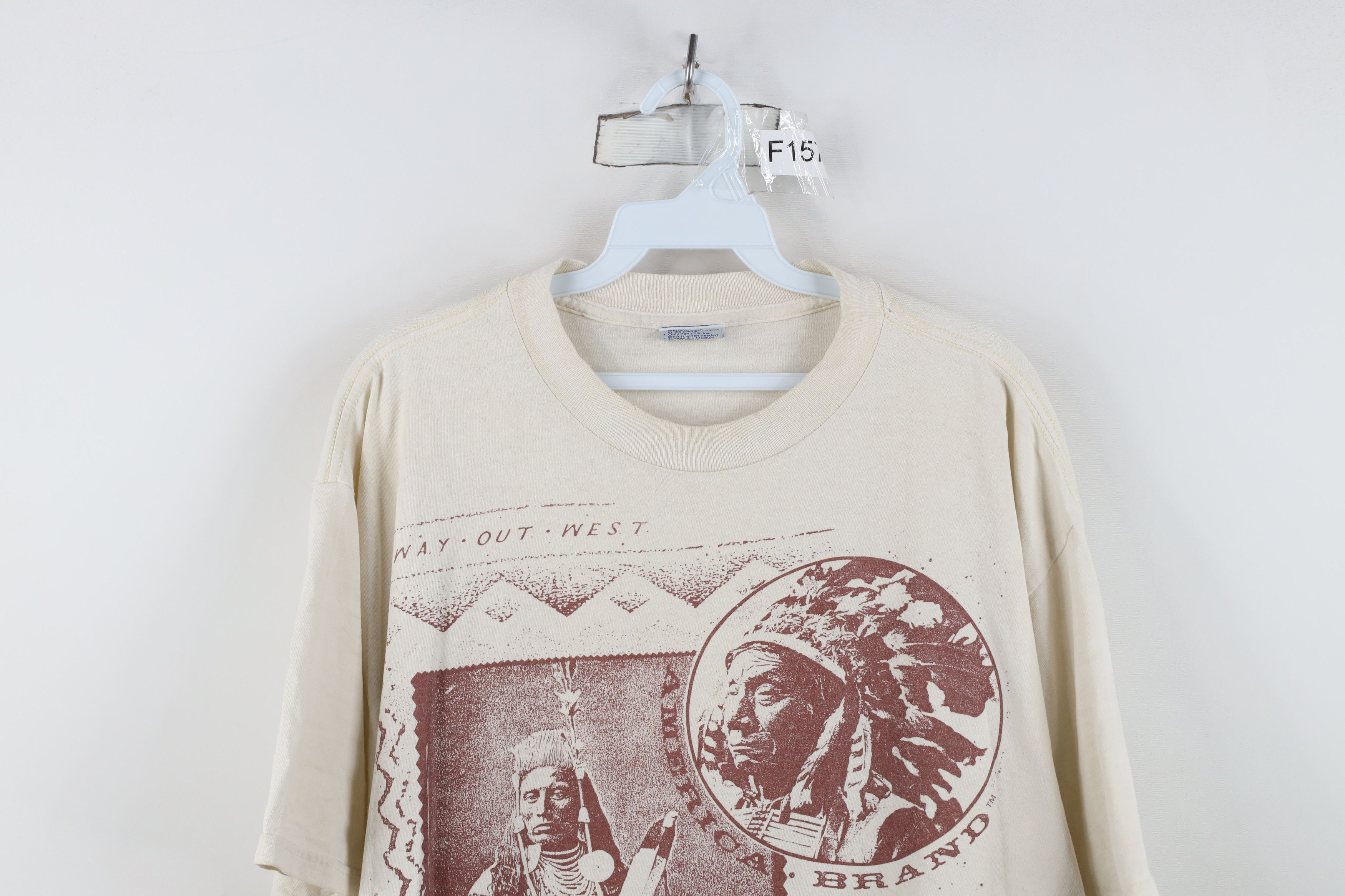 Vintage Vintage 90s Streetwear Indian All Over Print T-Shirt USA Size US XL / EU 56 / 4 - 2 Thumbnail