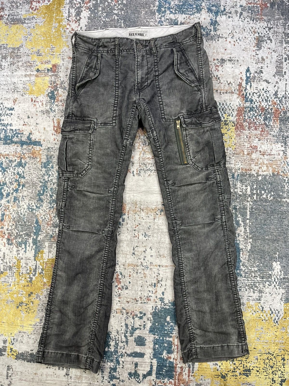Japanese Brand Back Number Military Corduroy Cargo Tactical Bush Pants Size US 30 / EU 46 - 7 Thumbnail