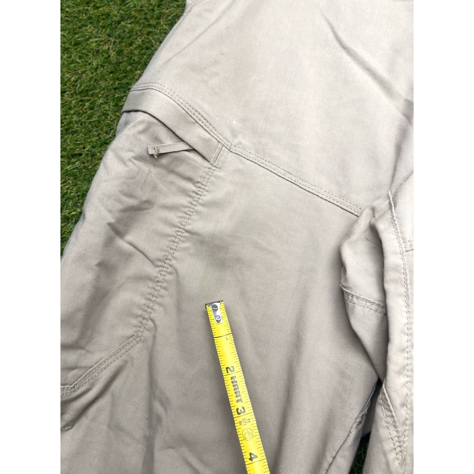 Vintage 5.11 Tactical Pants Mens 38x30 Beige Cargo Ripstop Workwear Taclite Pro Y2K 90s Size US 38 / EU 54 - 3 Thumbnail