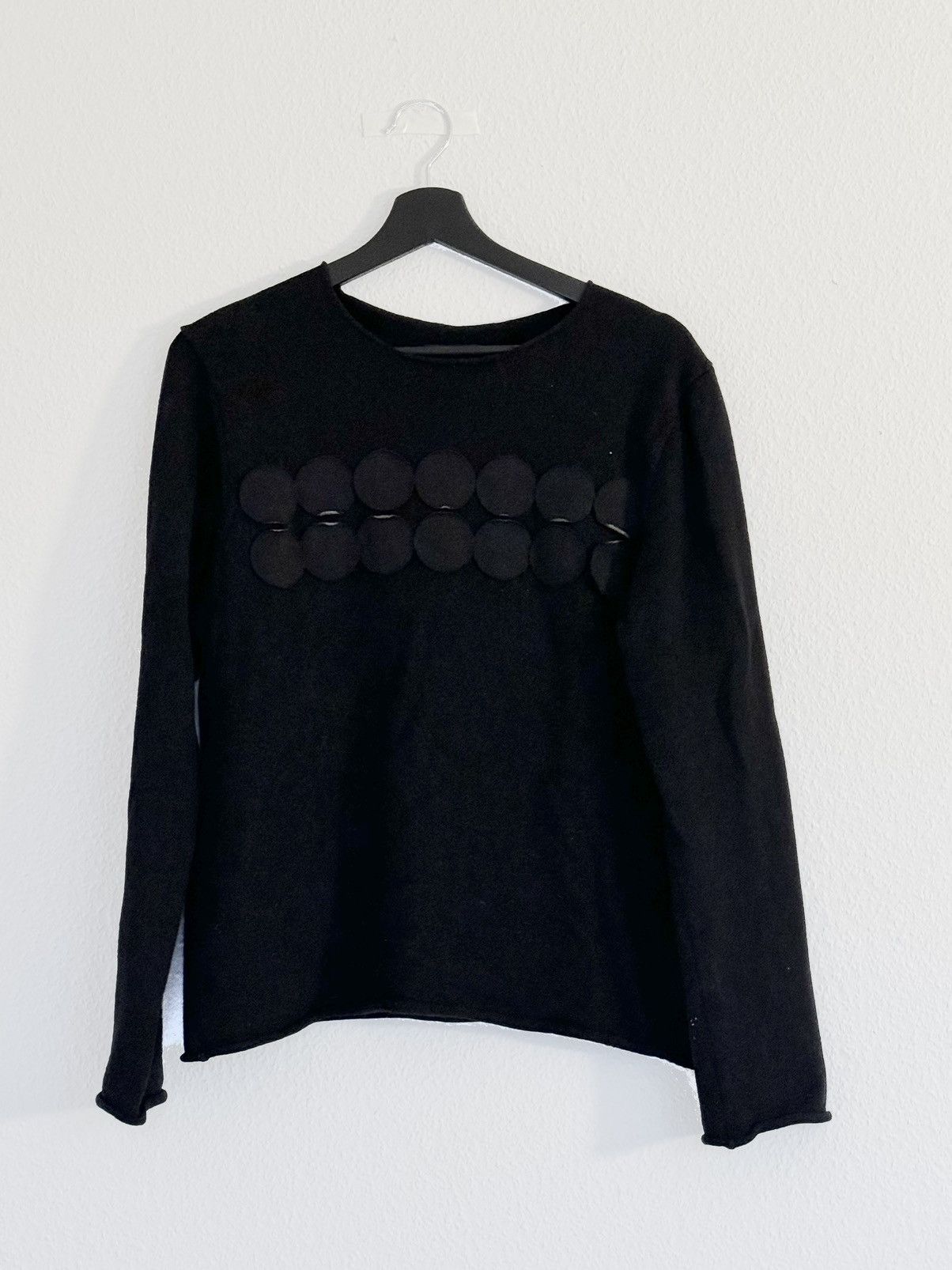 image of Comme Des Garcons Homme Plus Cdg Homme Plus Wool Sweater A/w 2008 in Black, Men's (Size Medium)