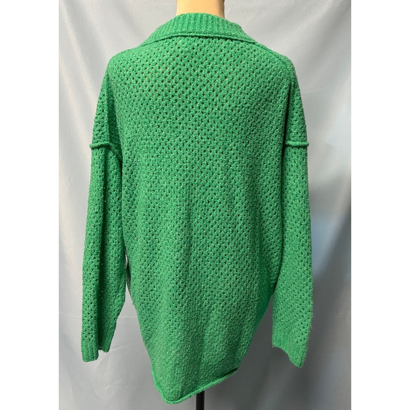 Other AERIE Women’s Open Weave Oversized V-Neck Sweater | Size M Size M / US 6-8 / IT 42-44 - 4 Thumbnail