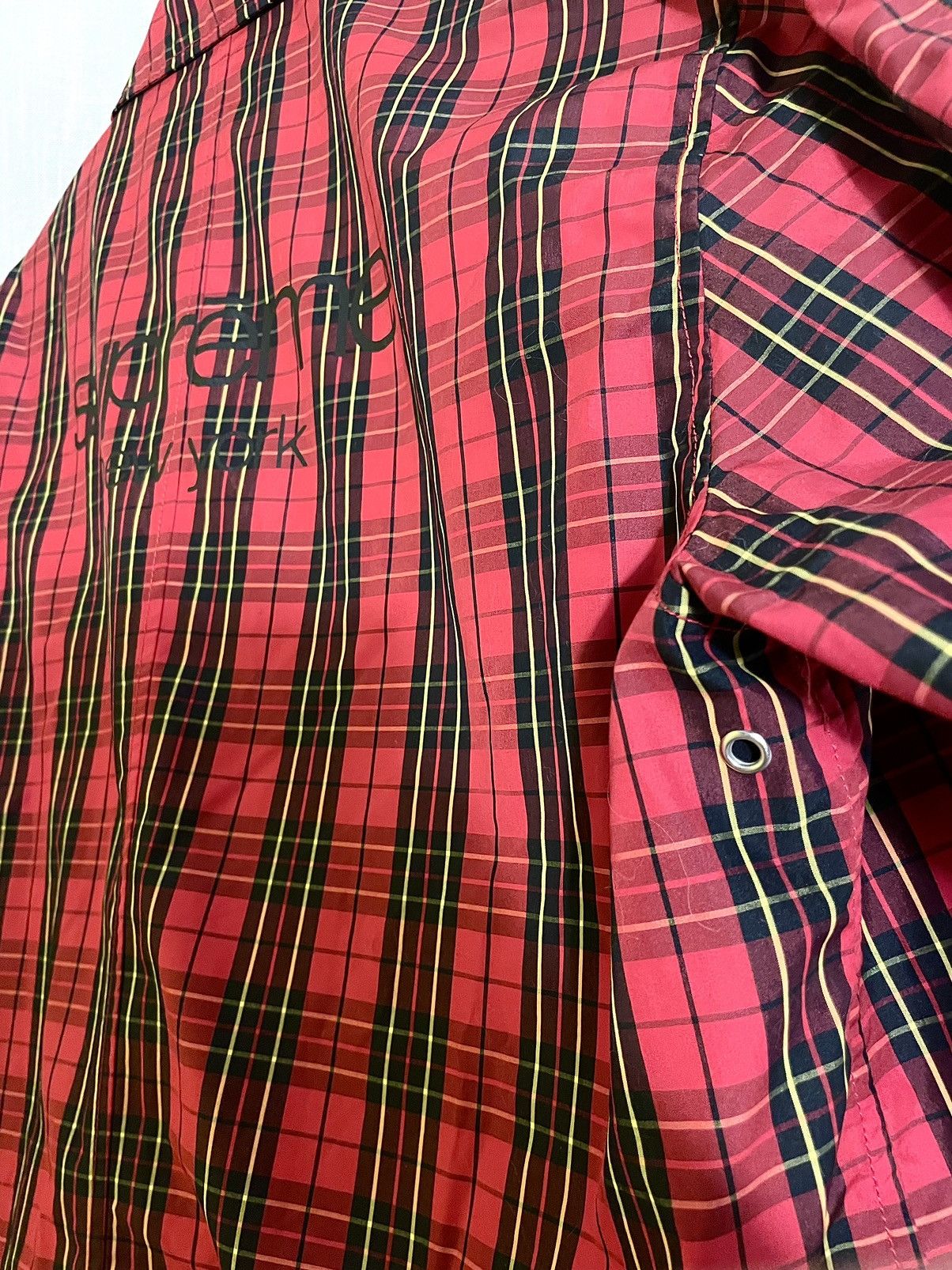 Supreme Supreme Red Raincoat Trench Size US XL / EU 56 / 4 - 4 Thumbnail