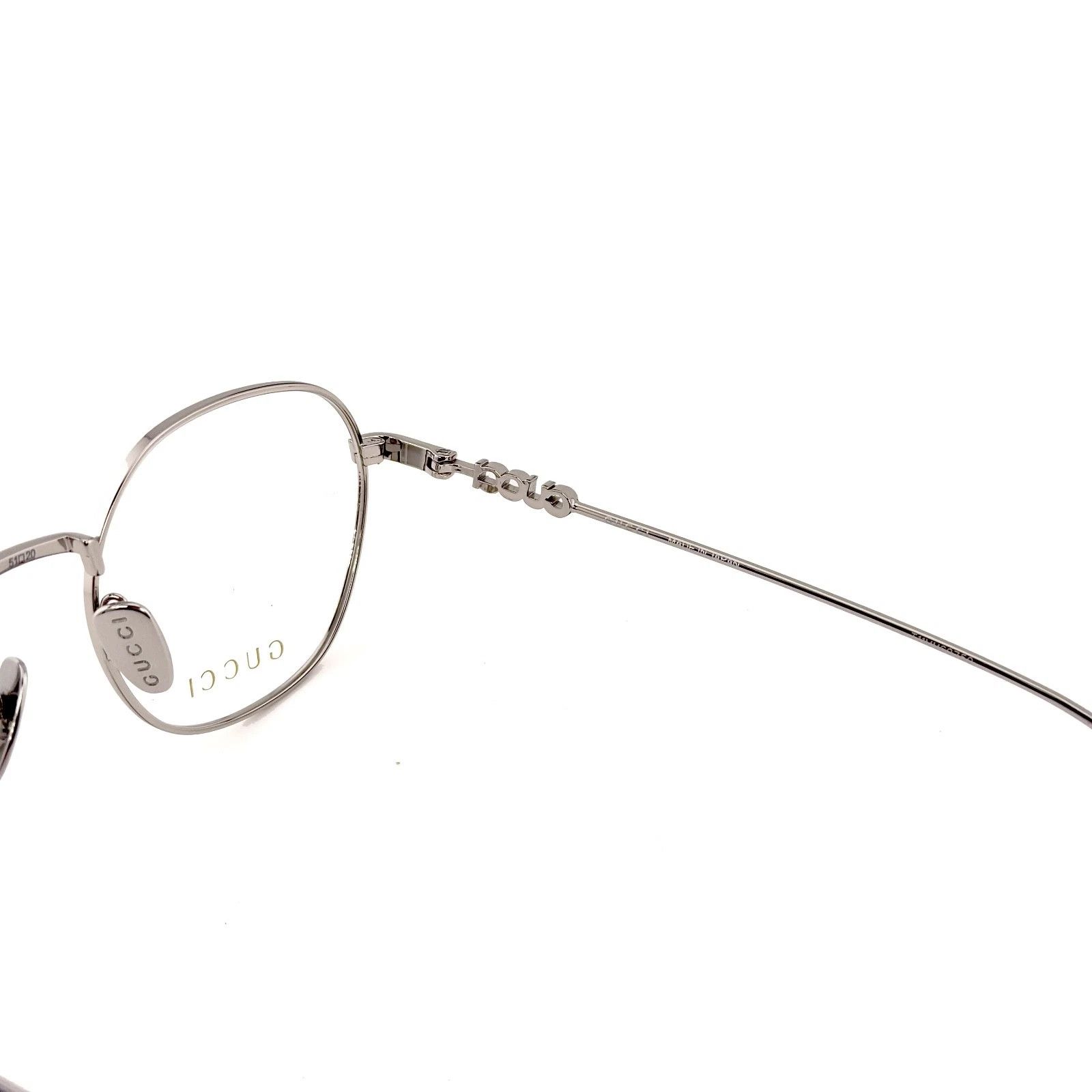 Gucci GUCCI GG1939O 1939 Silver Classic Unisex Eyeglasses 002 Size ONE SIZE - 7 Thumbnail