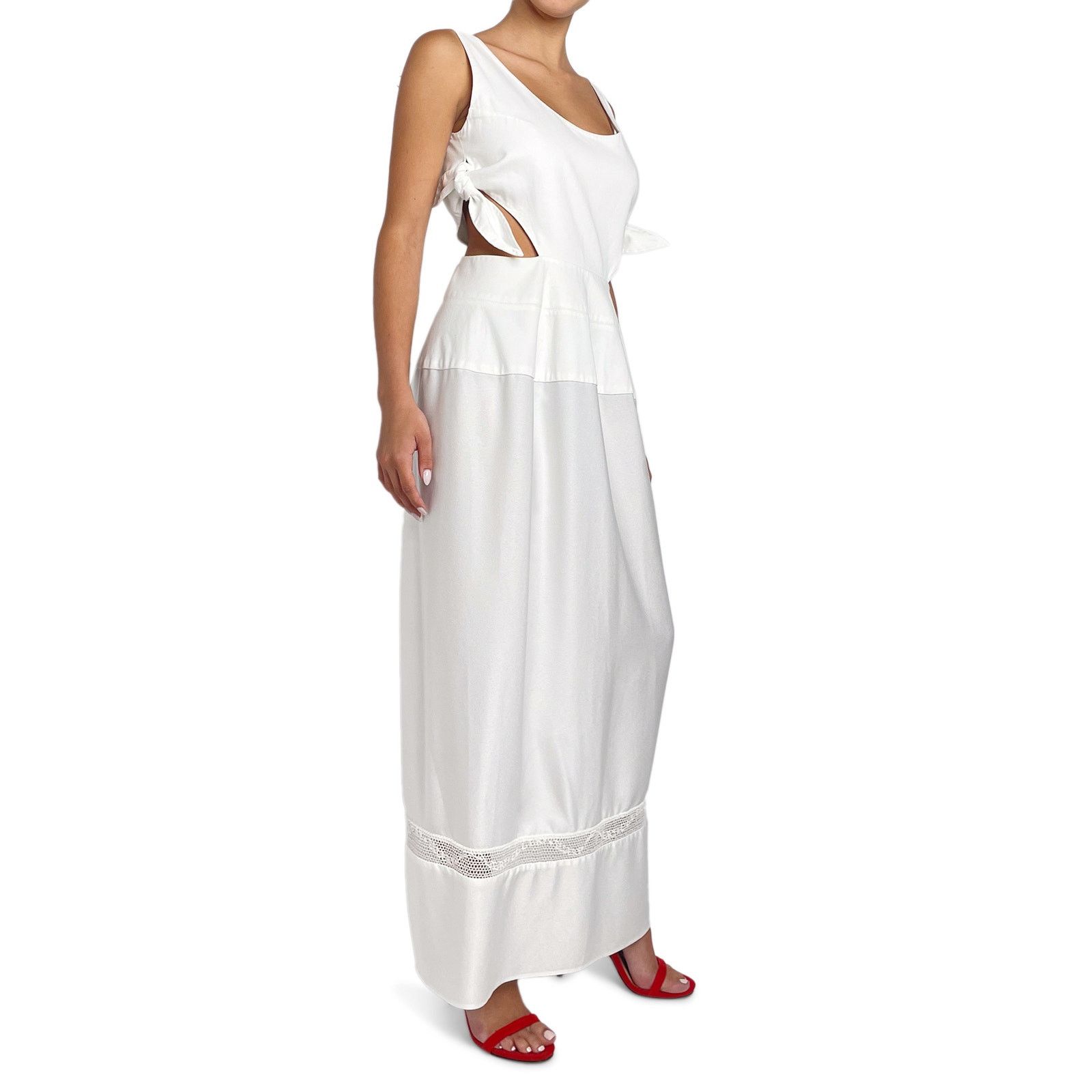 ELLERY White Cut Out Dress Size M / US 6-8 / IT 42-44 - 2 Thumbnail
