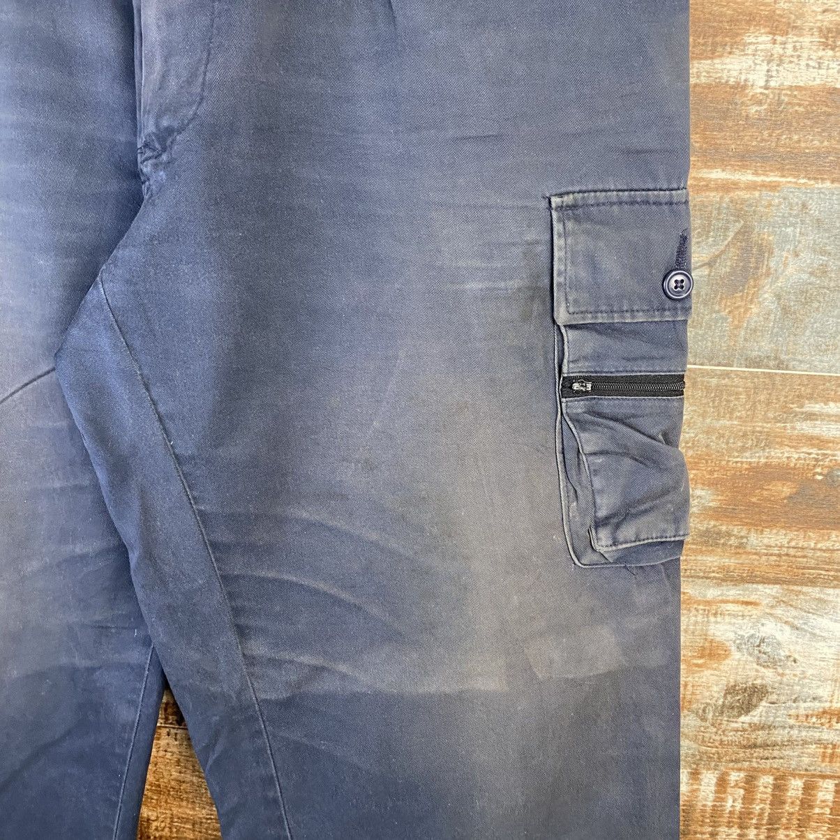 Japanese Brand DL Japanese Brand Blue Cargo Multipocket Pants #C945 Size US 32 / EU 48 - 10 Thumbnail