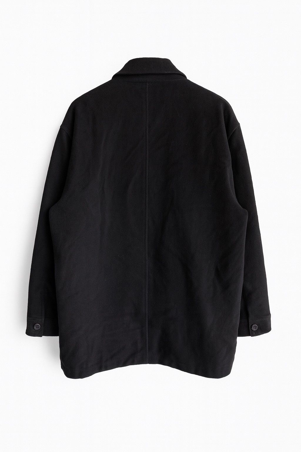 Comme des Garcons Homme Comme des Garçons Homme Black Wool Work Jacket AD1988 Japan Size US M / EU 48-50 / 2 - 2 Thumbnail