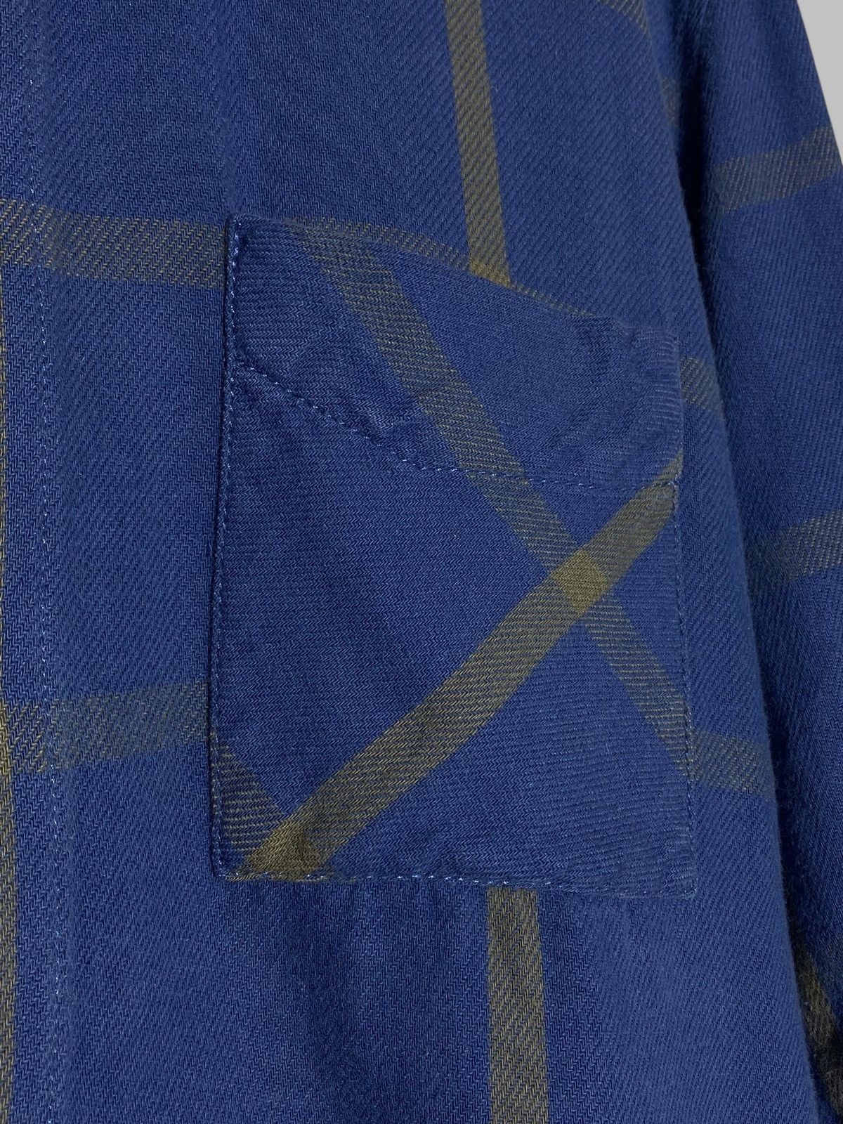 Nudie Jeans Nudie Jeans Stan Window Check Cotton Shirt Blue Men’s Size US L / EU 52-54 / 3 - 10 Thumbnail