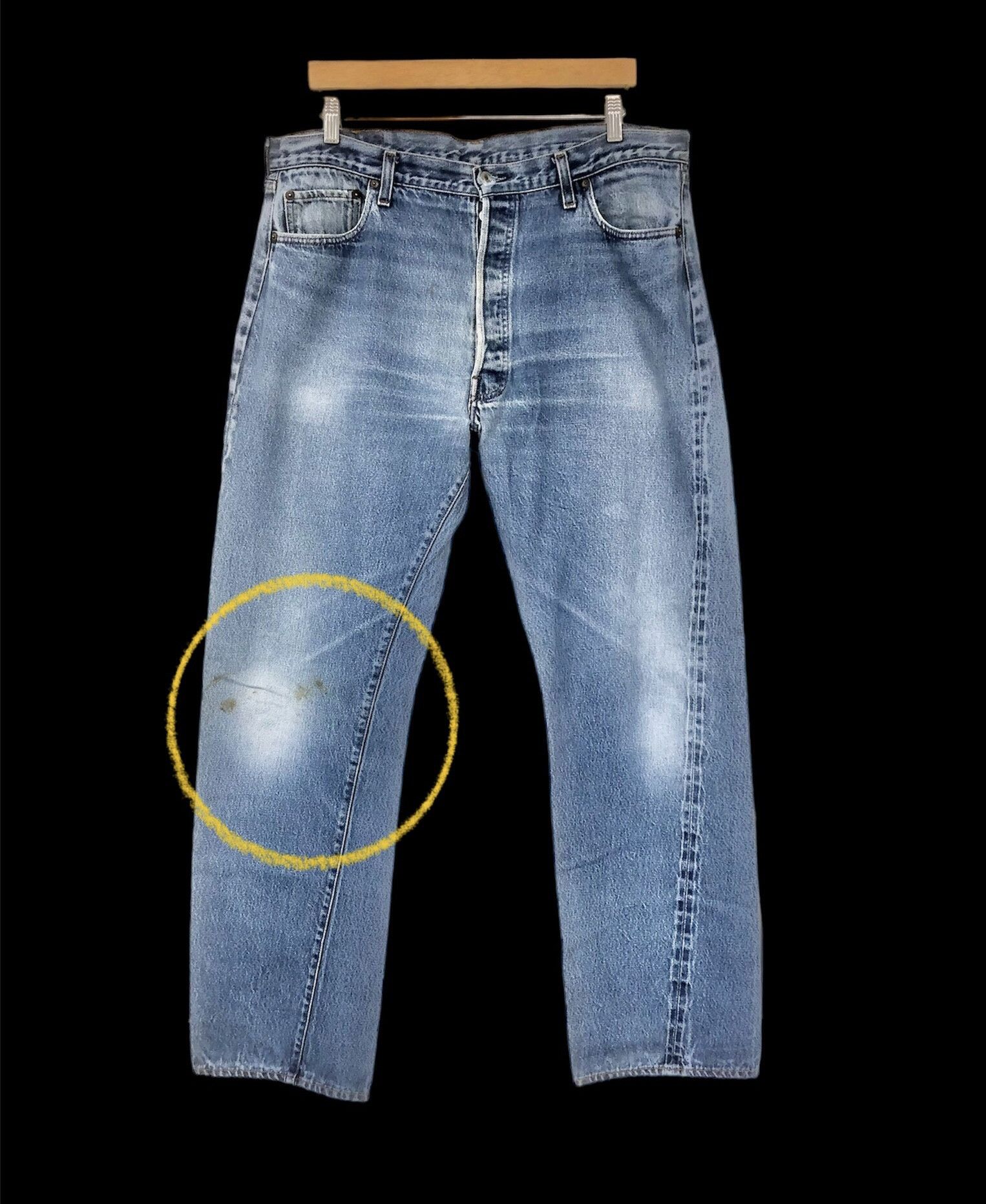 Levi's Vintage Clothing Vintage 80s Levis 501 Selvedge Small e Jeans Size US 38 / EU 54 - 3 Thumbnail