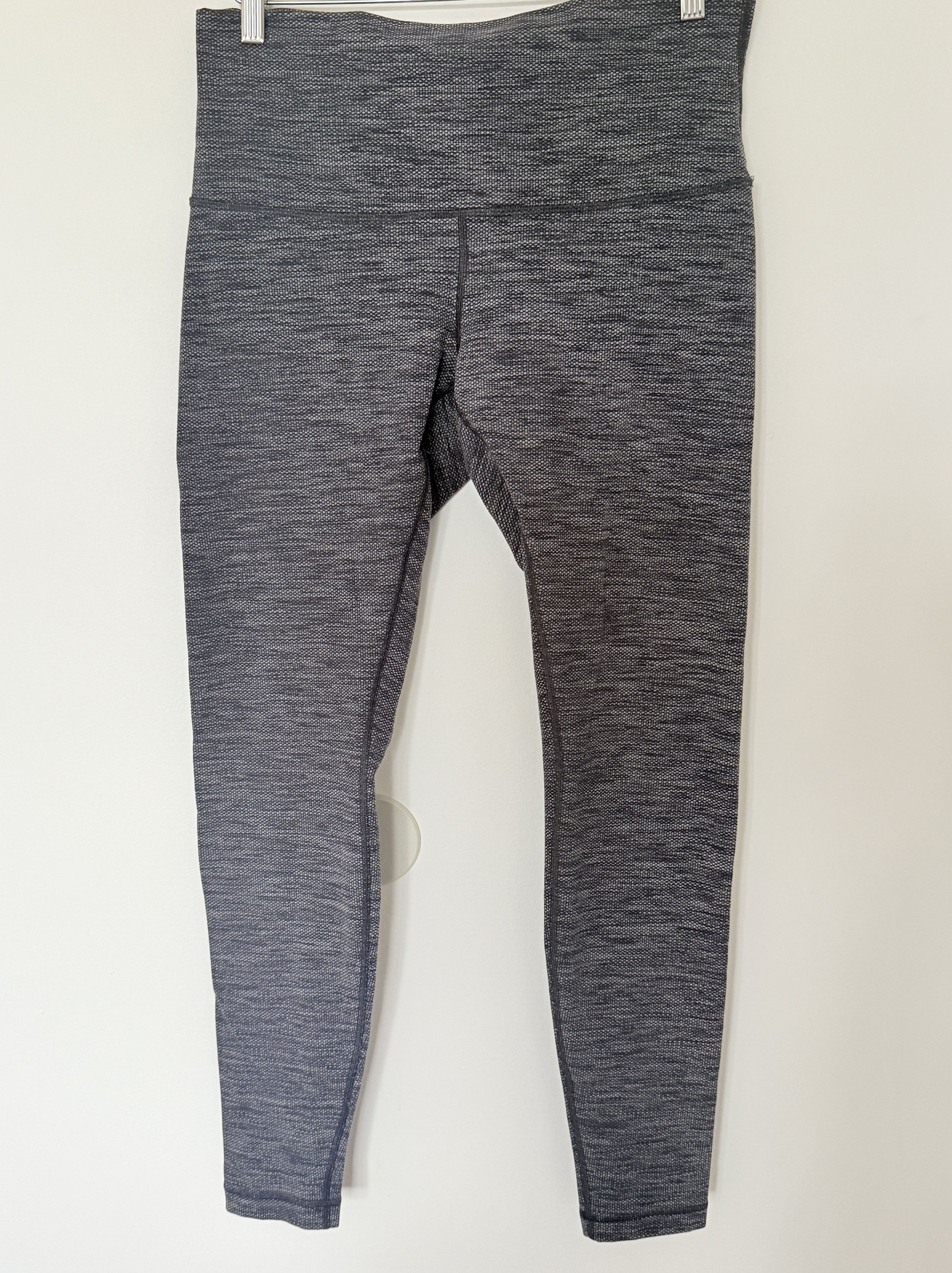 Lululemon Lululemon Wunder Under Hi Rise Diamond Jacquard Yoga Pant Size 34" / US 12 / IT 48 - 2 Thumbnail