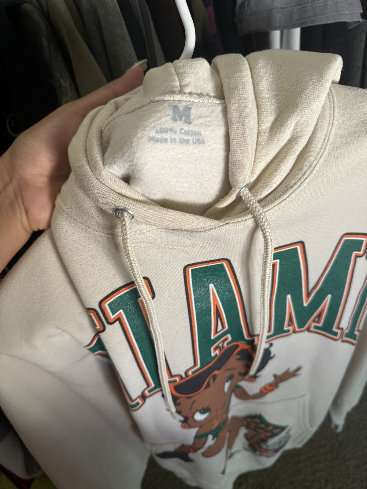 Reves Paris Kool Kiy Miami Hoodie “Betty Boop” Size US M / EU 48-50 / 2 - 4 Thumbnail