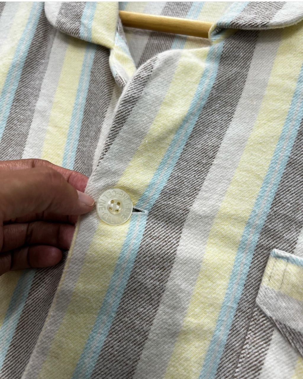 Celine Celine Button Up Pyjamas Shirt Size US M / EU 48-50 / 2 - 4 Thumbnail