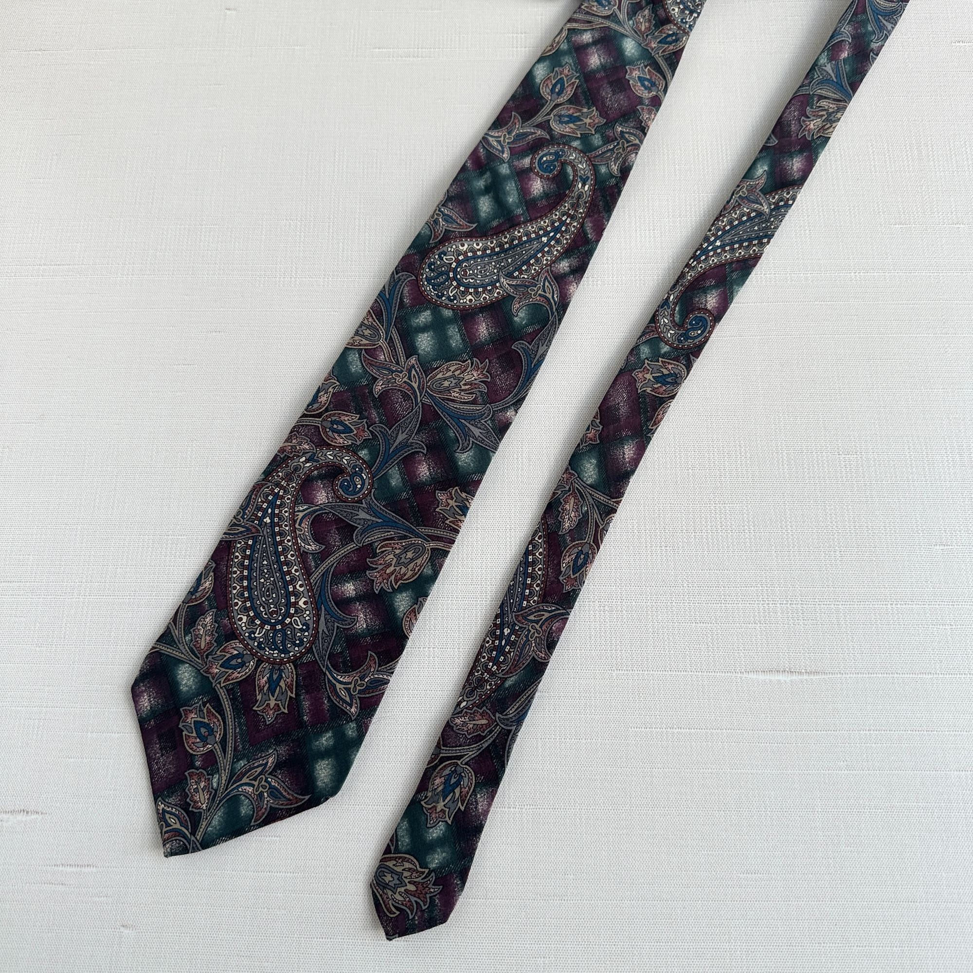 Bill Blass Bill Blass Silk Paisley Tie 57" Size ONE SIZE - 8 Thumbnail