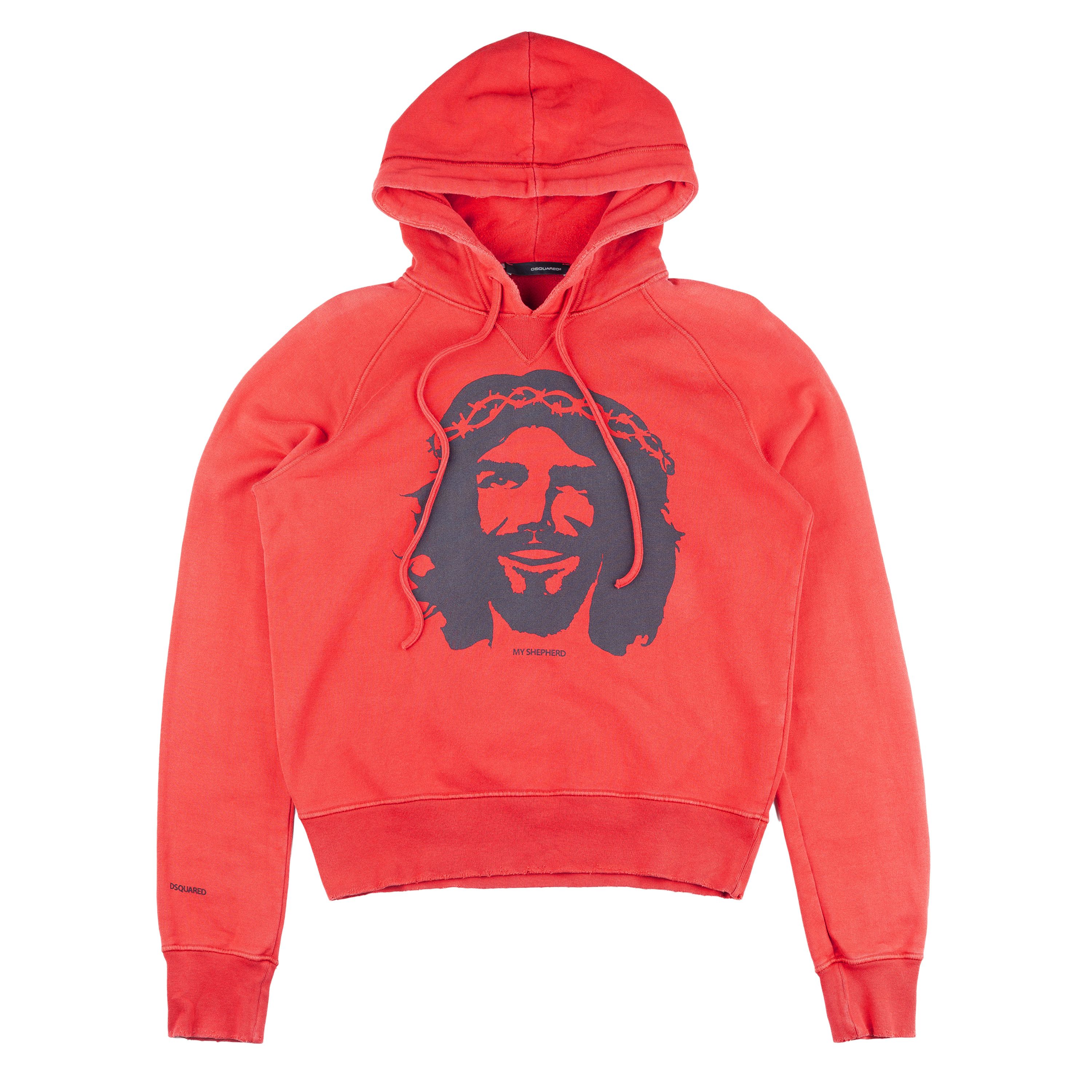無*い様 【超希少！】DSQUARED2 MY SHEPHERDパーカー Dsquared2 Dsquared2 FW05 Jesus My Shepherd Zip Hoodie | Grailed