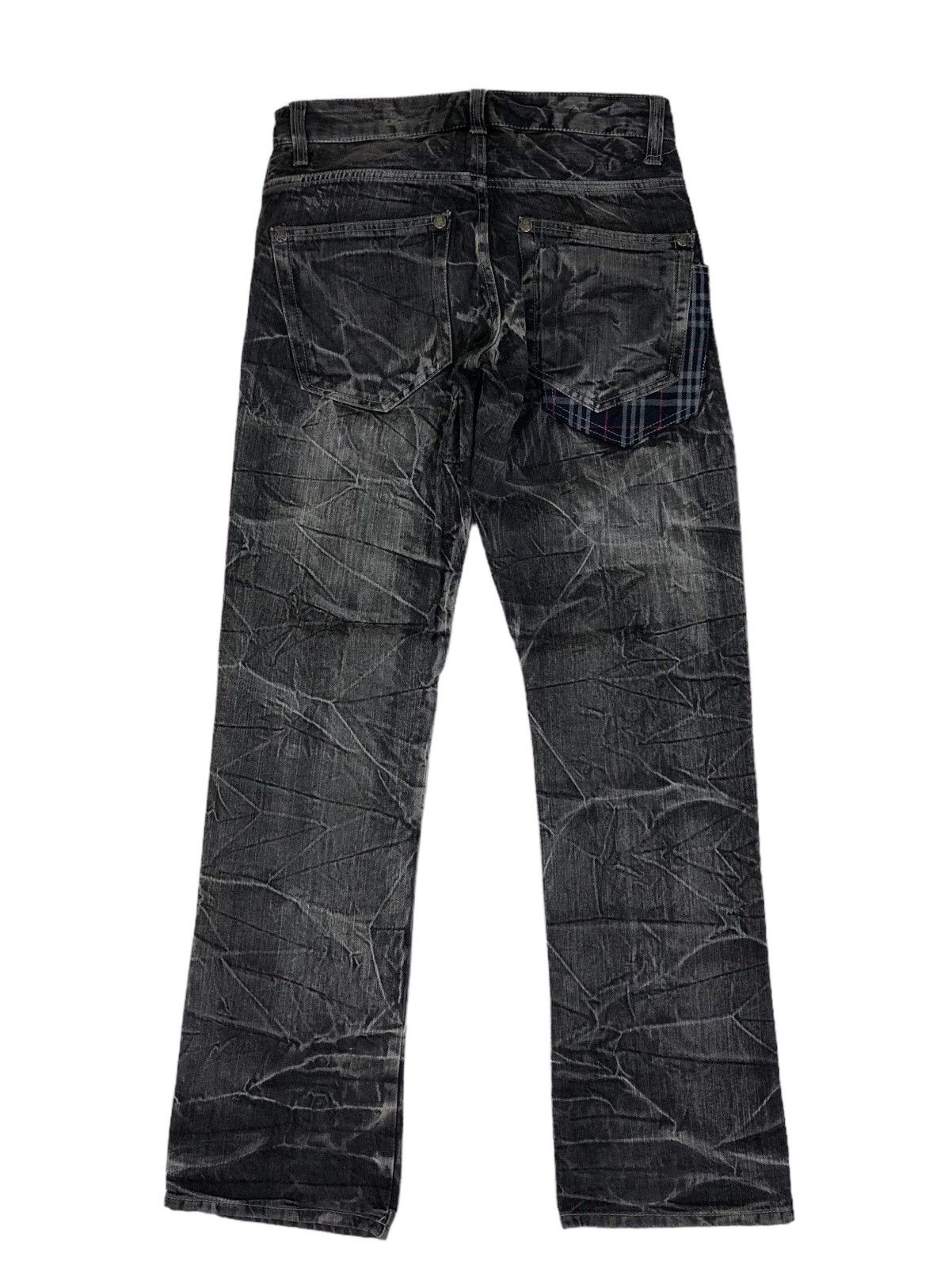 Japanese Brand Japan Brand Wild Life Bleach Stone Wash Poem Denim Jeans Size US 30 / EU 46 - 2 Thumbnail