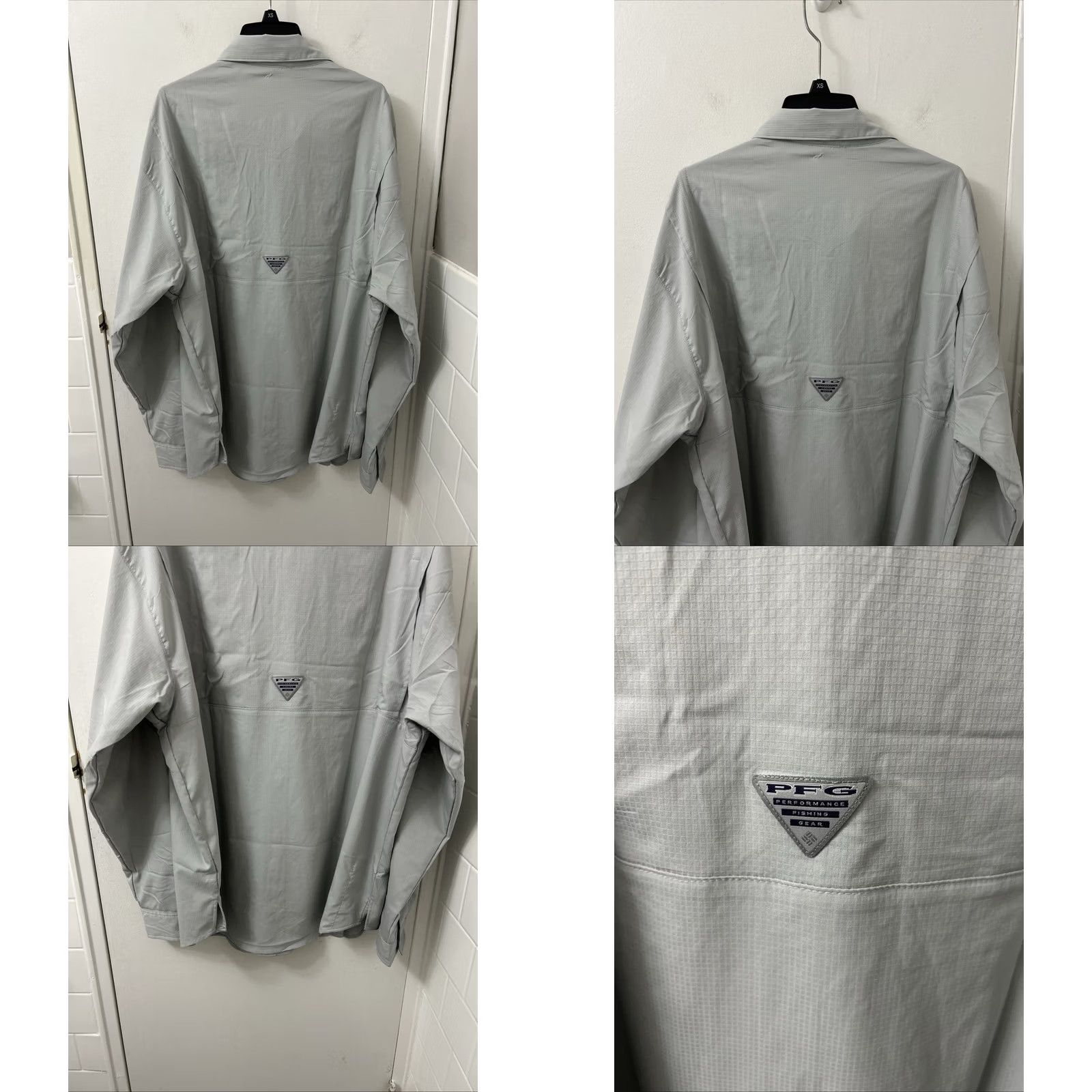 Vintage Columbia PFG Shirt Mens Large Gray Tamiami Omni-Shade Outdoor Fishing L/S Size US L / EU 52-54 / 3 - 8 Thumbnail