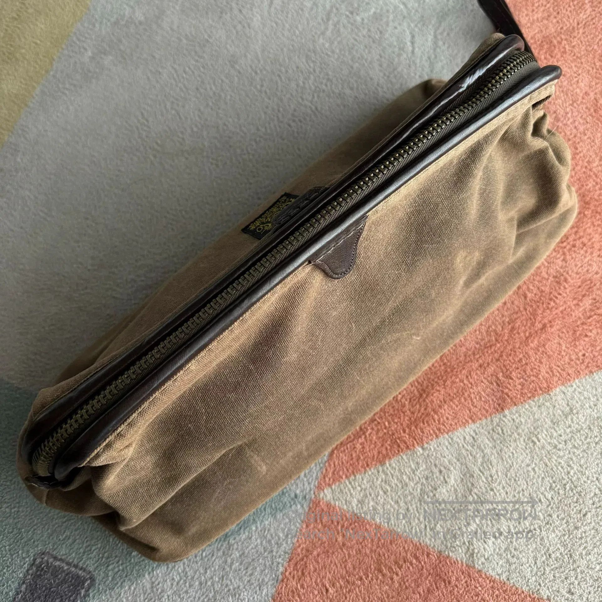 RRL Ralph Lauren RRL Double RL Canvas Clutch Wash Bag. Size ONE SIZE - 5 Thumbnail