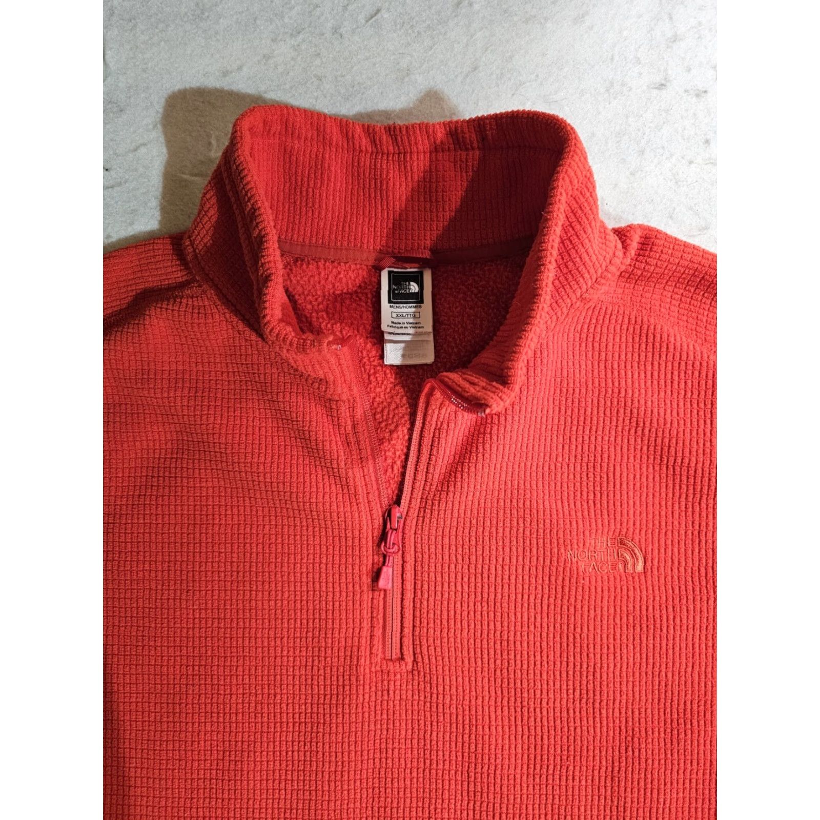 The North Face VINTAGE? No — actually not vintage. The North Face Classic 1/4 Zip Red Pullover Fleece Sweater Men 2XL Red Size US XXL / EU 58 / 5 - 3 Thumbnail