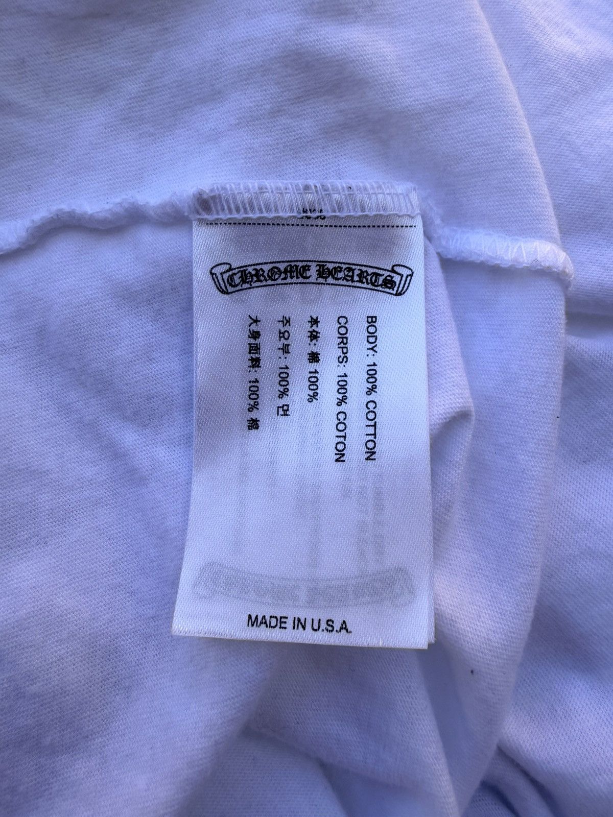 Chrome Hearts Chrome Hearts Collar Logo Tee Size US M / EU 48-50 / 2 - 4 Thumbnail