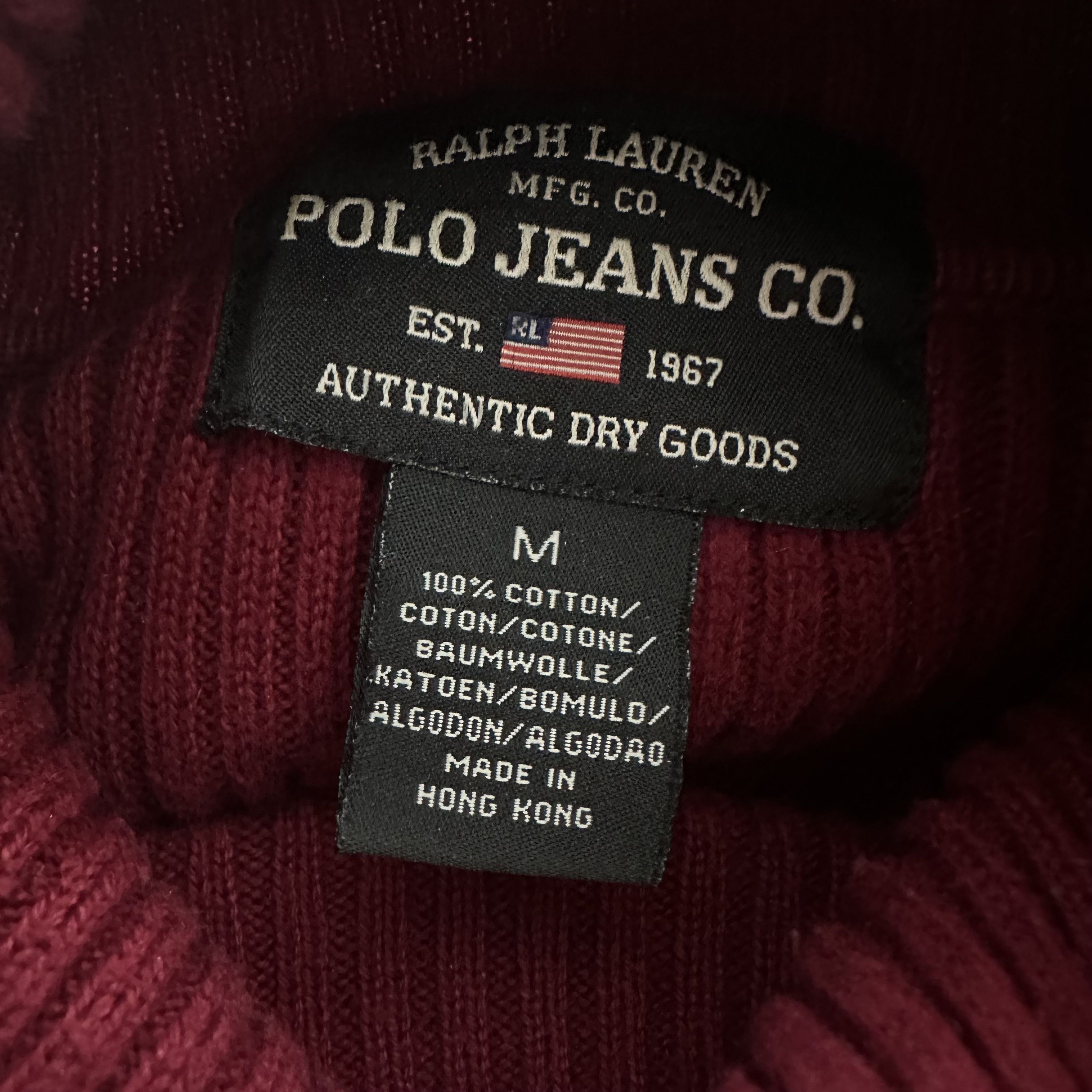 Polo Ralph Lauren Ralph Lauren Polo Jeans CO. High Neck Vintage Sweater Size US M / EU 48-50 / 2 - 7 Thumbnail