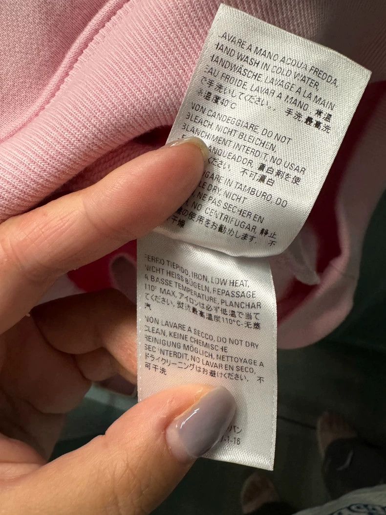 Balenciaga Balenciaga Pink Crew Hoodie 2505-Nextarrow Size US S / EU 44-46 / 1 - 8 Thumbnail