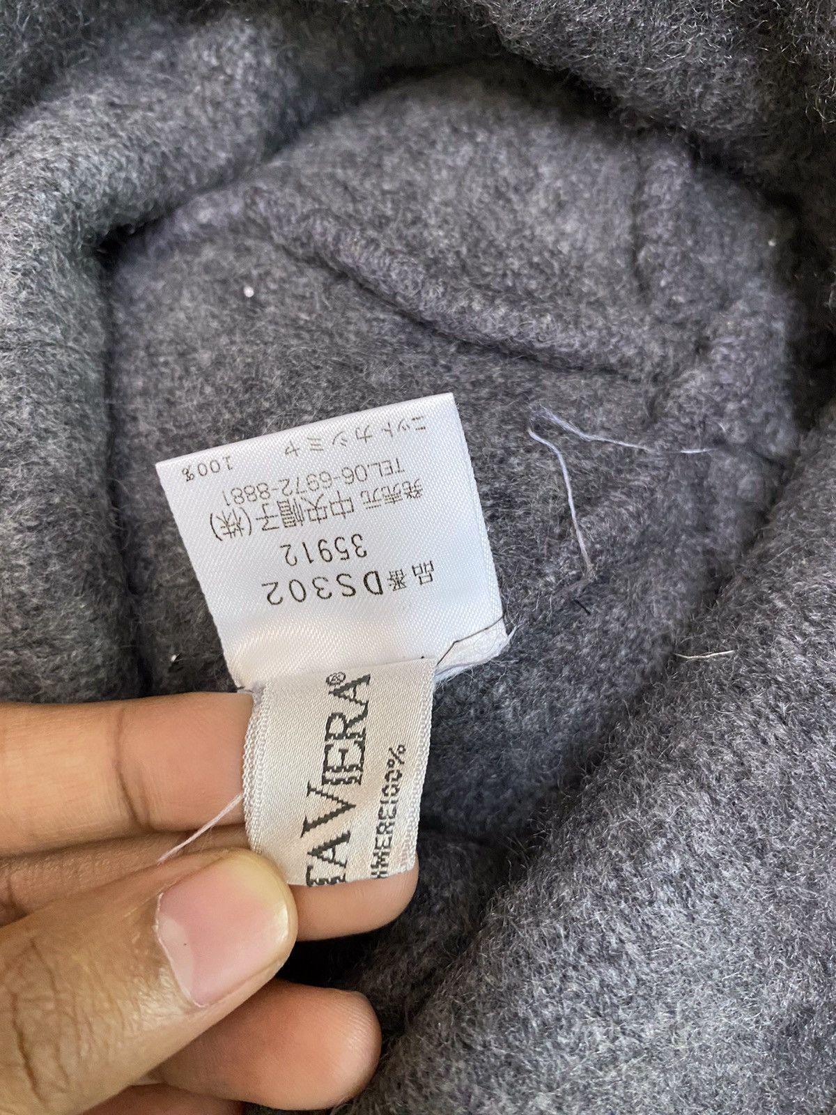 Japanese Brand × Vintage Testaviera Cashmere Plain Beanie Hat Size ONE SIZE - 6 Thumbnail