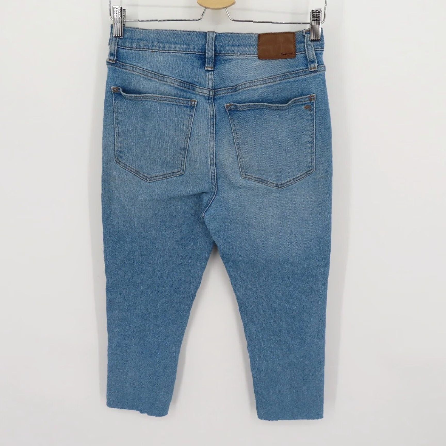 Madewell Madewell Womens Jeans 28 High Rise Skinny Crop Denim 5-Pocket Blue Size 28" / US 6 / IT 42 - 5 Thumbnail