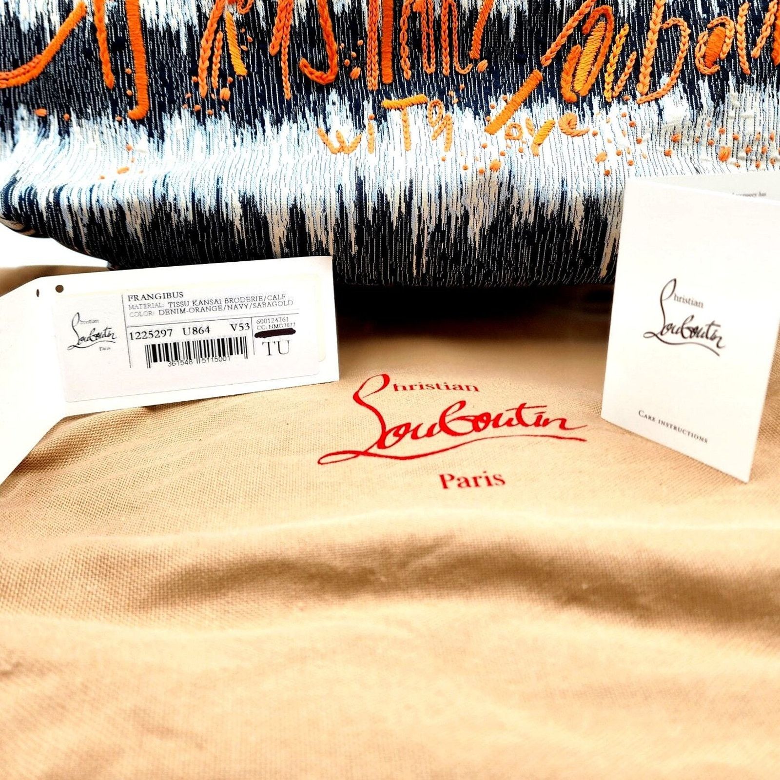 Christian Louboutin Christian Louboutin Model: Blue Frangibus Medium Tote Bag Size ONE SIZE - 14 Thumbnail