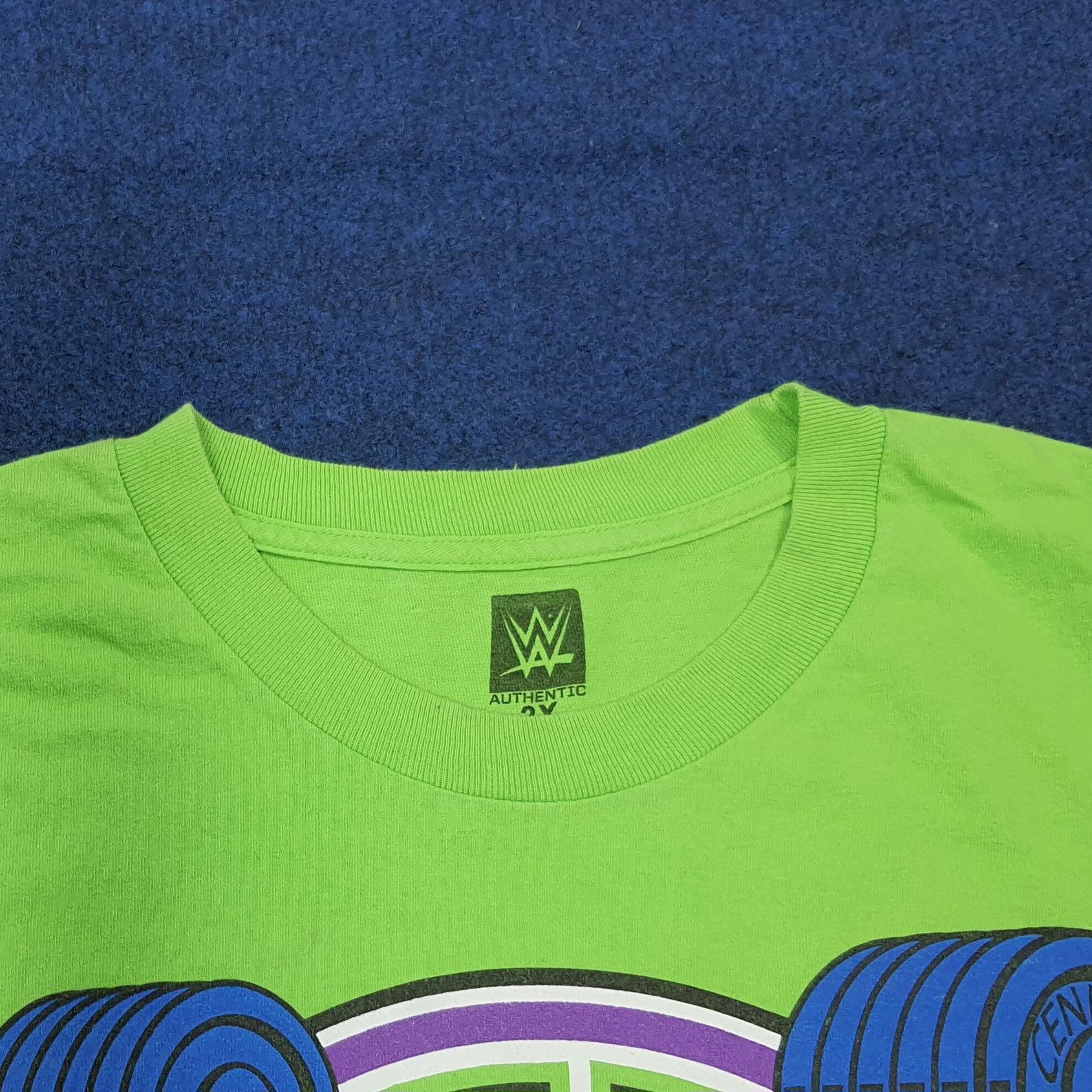 WWE Vintage 2018 John Cena Authentic WWE Wear Tee C276N35 Size US XL / EU 56 / 4 - 7 Thumbnail