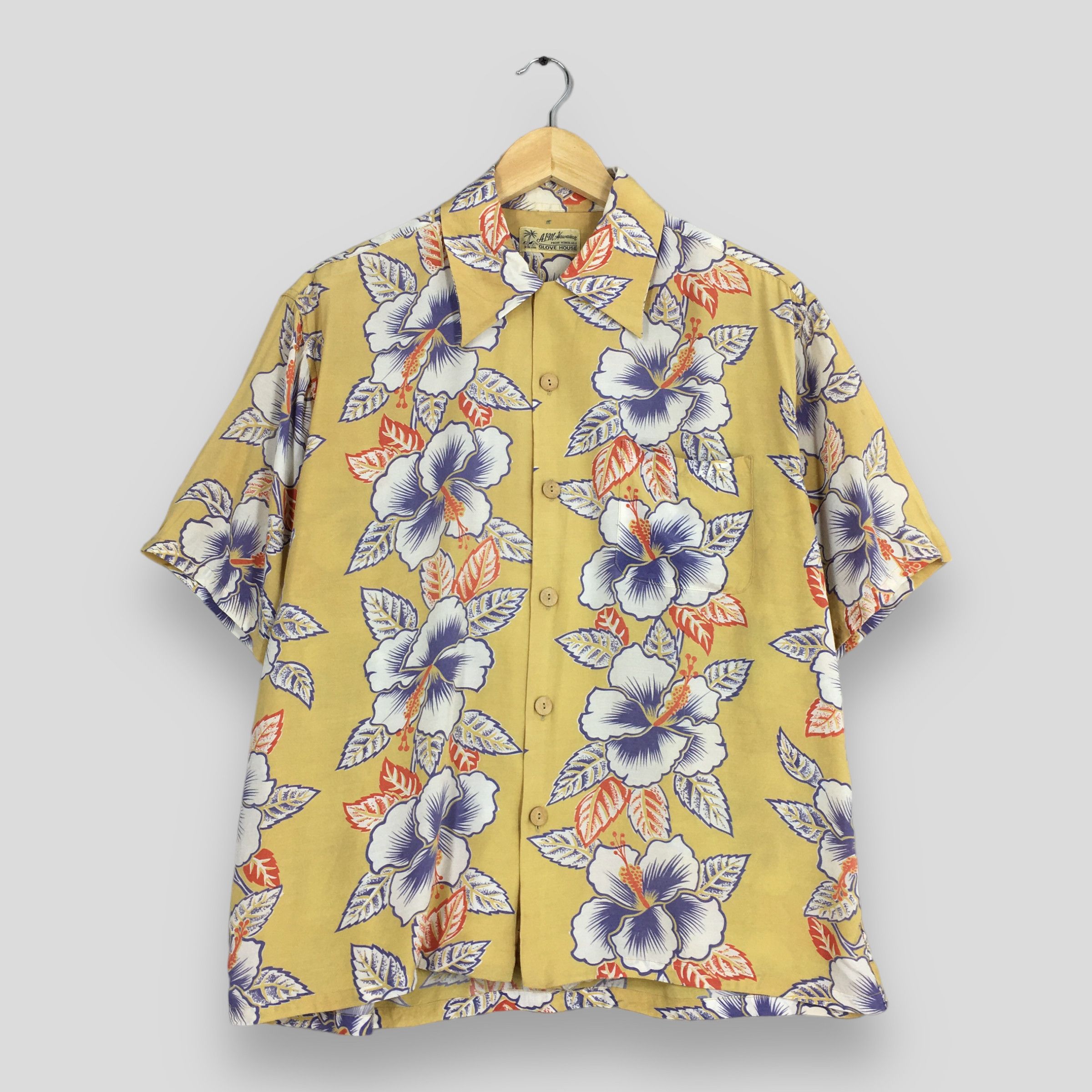 Vintage Vintage 80s Hawaii Aloha Floral Printed Shirt Medium Size US M / EU 48-50 / 2 - 1 Thumbnail