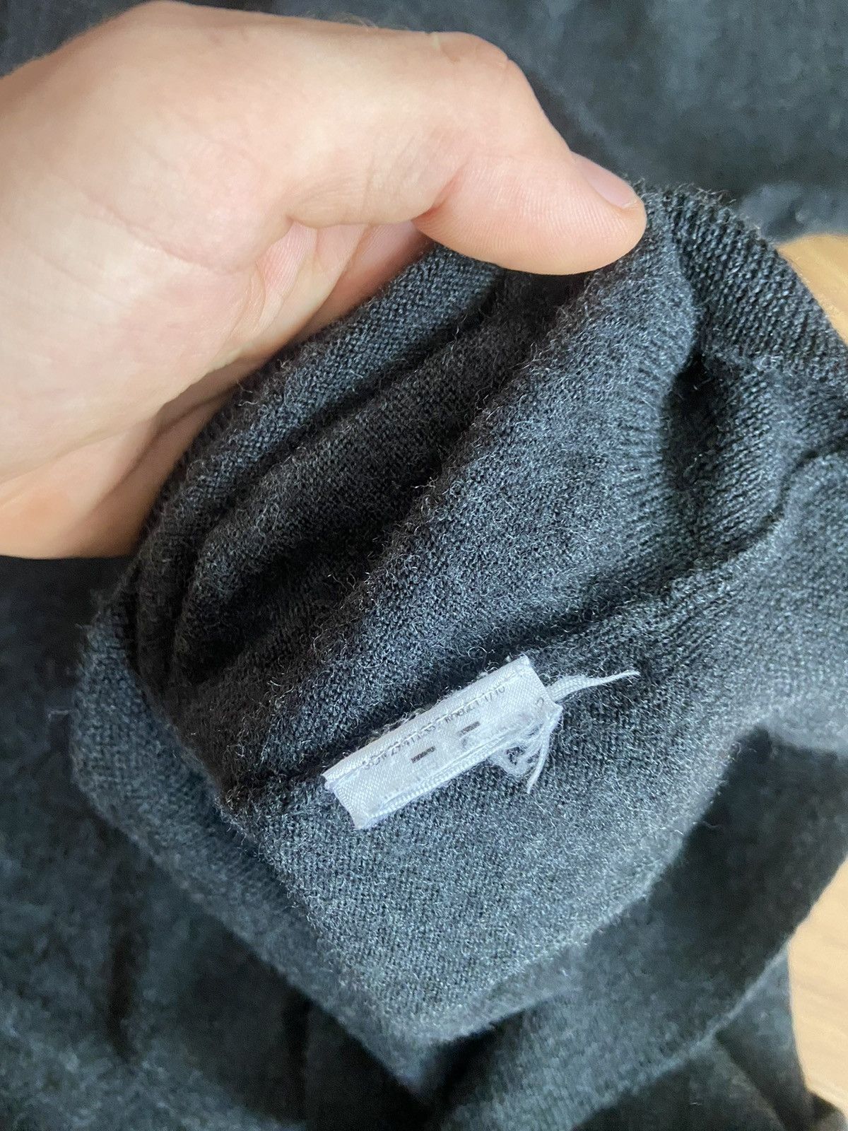 Polo Ralph Lauren Polo Ralph Lauren Merino Wool Crewneck Sweater Dark Grey Size US L / EU 52-54 / 3 - 6 Thumbnail