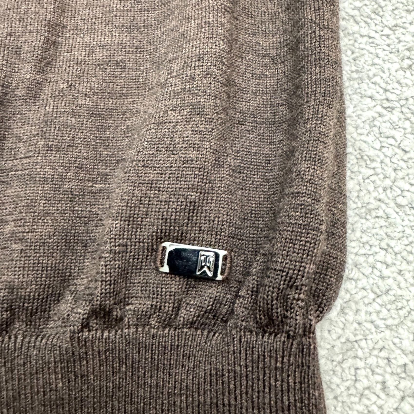 Nike Nike Tiger Woods Collection Wool Vest Sweater Mens L Brown V-Neck Sleeveless Size US L / EU 52-54 / 3 - 3 Thumbnail