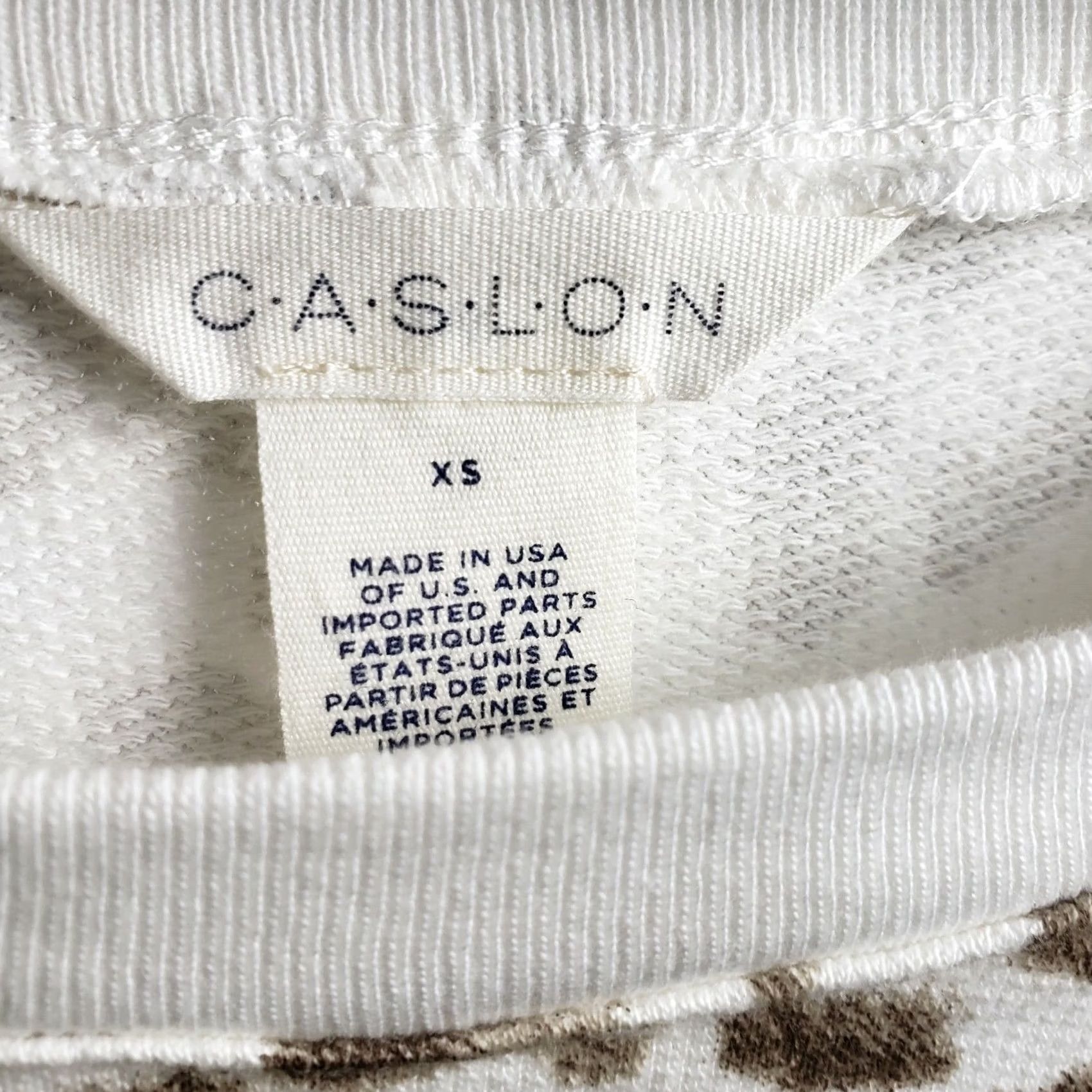 Vintage Caslon Top Womens XS Women OVERSIZED ANIMAL PRINTED Size NEW Size XS / US 0-2 / IT 36-38 - 4 Thumbnail