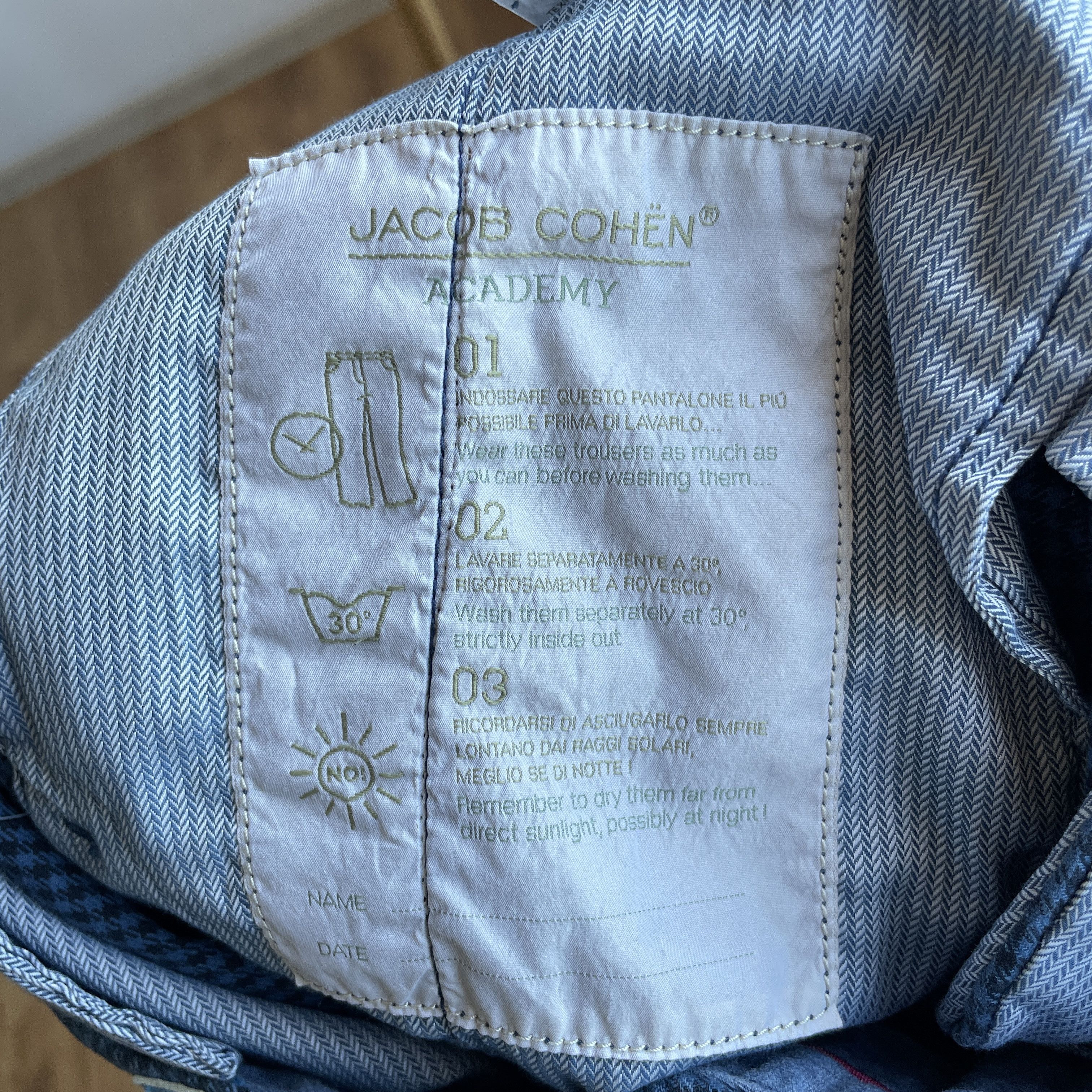 Jacob Cohen Jacob Cohen Academy Boston Comfort Check Trousers Size US 34 / EU 50 - 9 Thumbnail