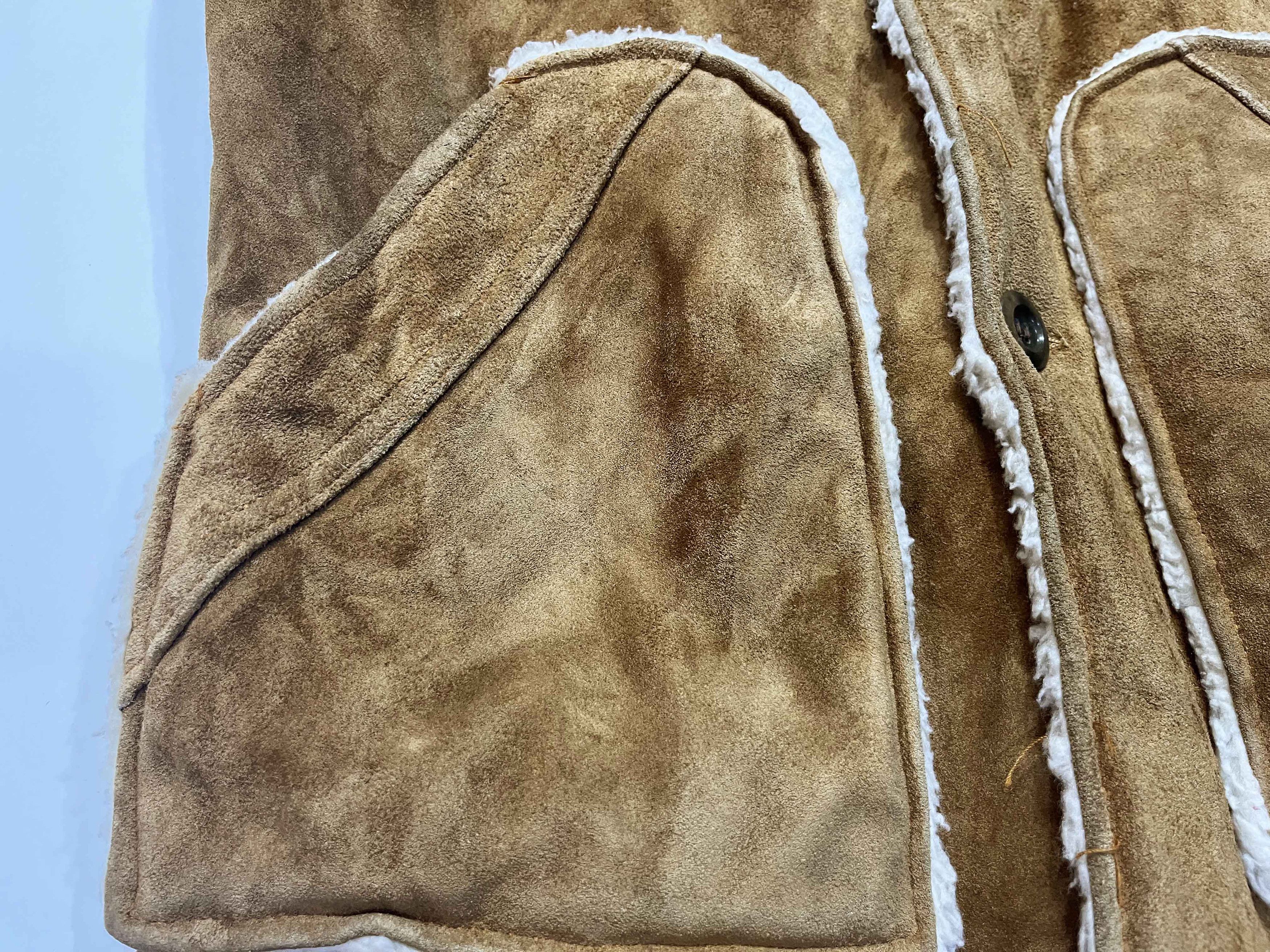 Cooper Vtg Cooper Western Rancher Shearling Suede Leather Jacket Size US M / EU 48-50 / 2 - 6 Thumbnail