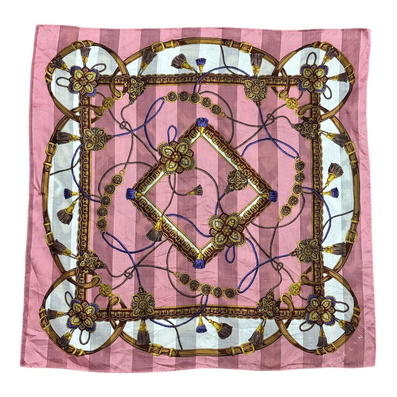 Celine Vintage Celine Scarf Bandana Handkerchief Neckerchief Size ONE SIZE - 1 Thumbnail