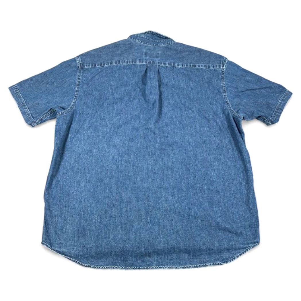 Eddie Bauer VINTAGE Eddie Bauer Shirt Adult EXTRA LARGE Blue Denim Dark Wash Outdoor Y2K Shirt Size US XL / EU 56 / 4 - 3 Thumbnail