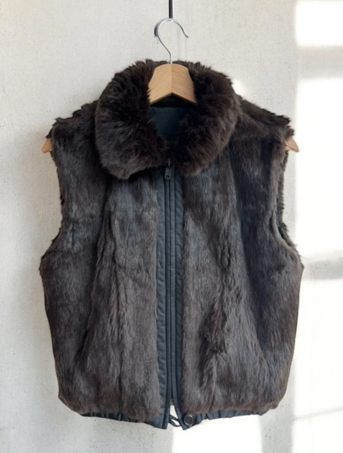 Yohji Yamamoto 2007 Y-3 Rabbit Reversible Vest