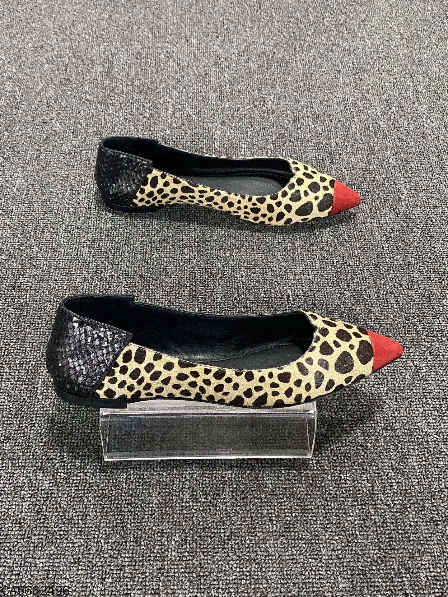 Giuseppe Zanotti Giuseppe Zanotti Unused Leopard Horsehair Flat SZ37 Size US 6 / IT 36 - 4 Thumbnail