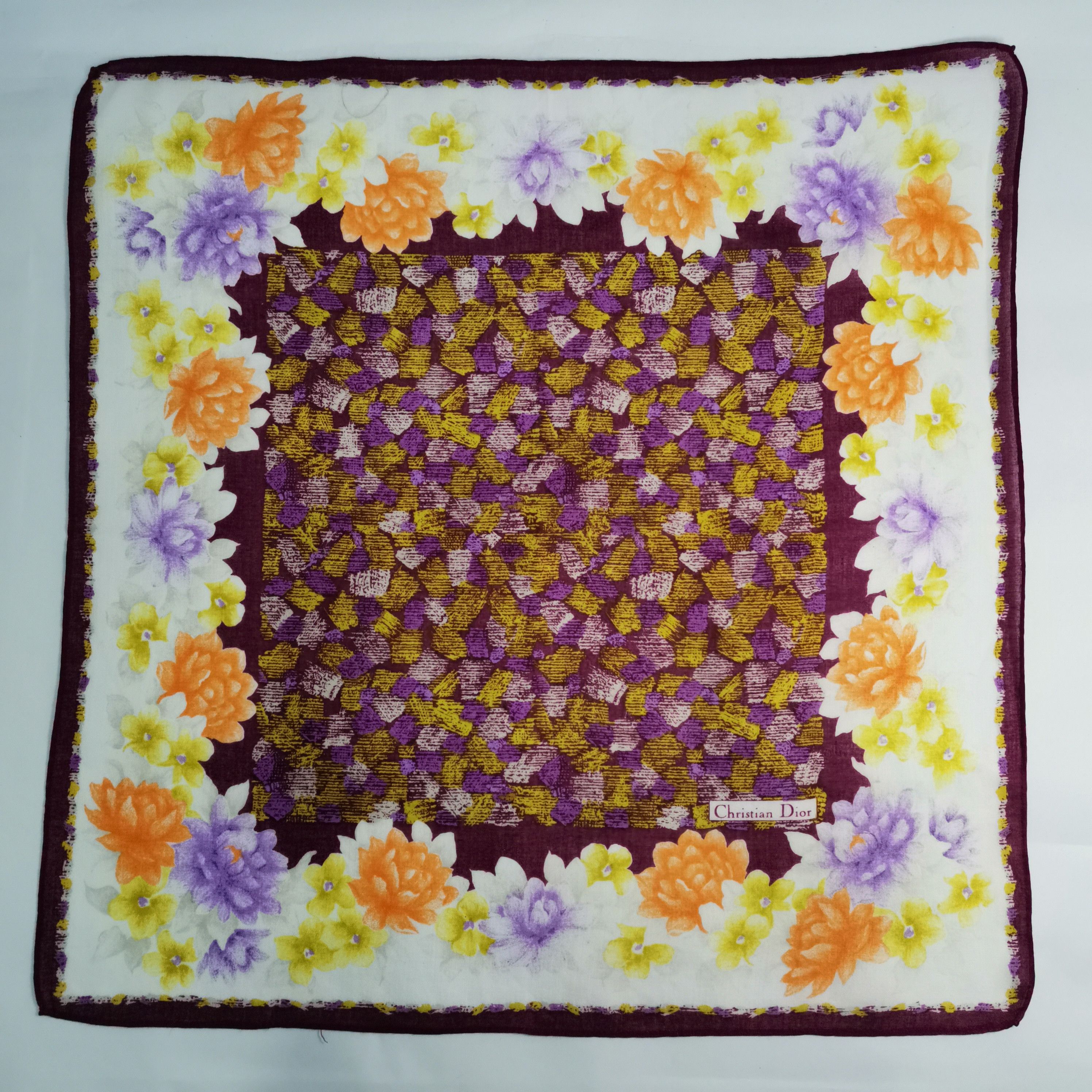 Christian Dior Monsieur CHRISTIAN DIOR HANDKERCHIEF/ NECKERCHIEF/ BANDANA/ SCARF Size ONE SIZE - 2 Thumbnail