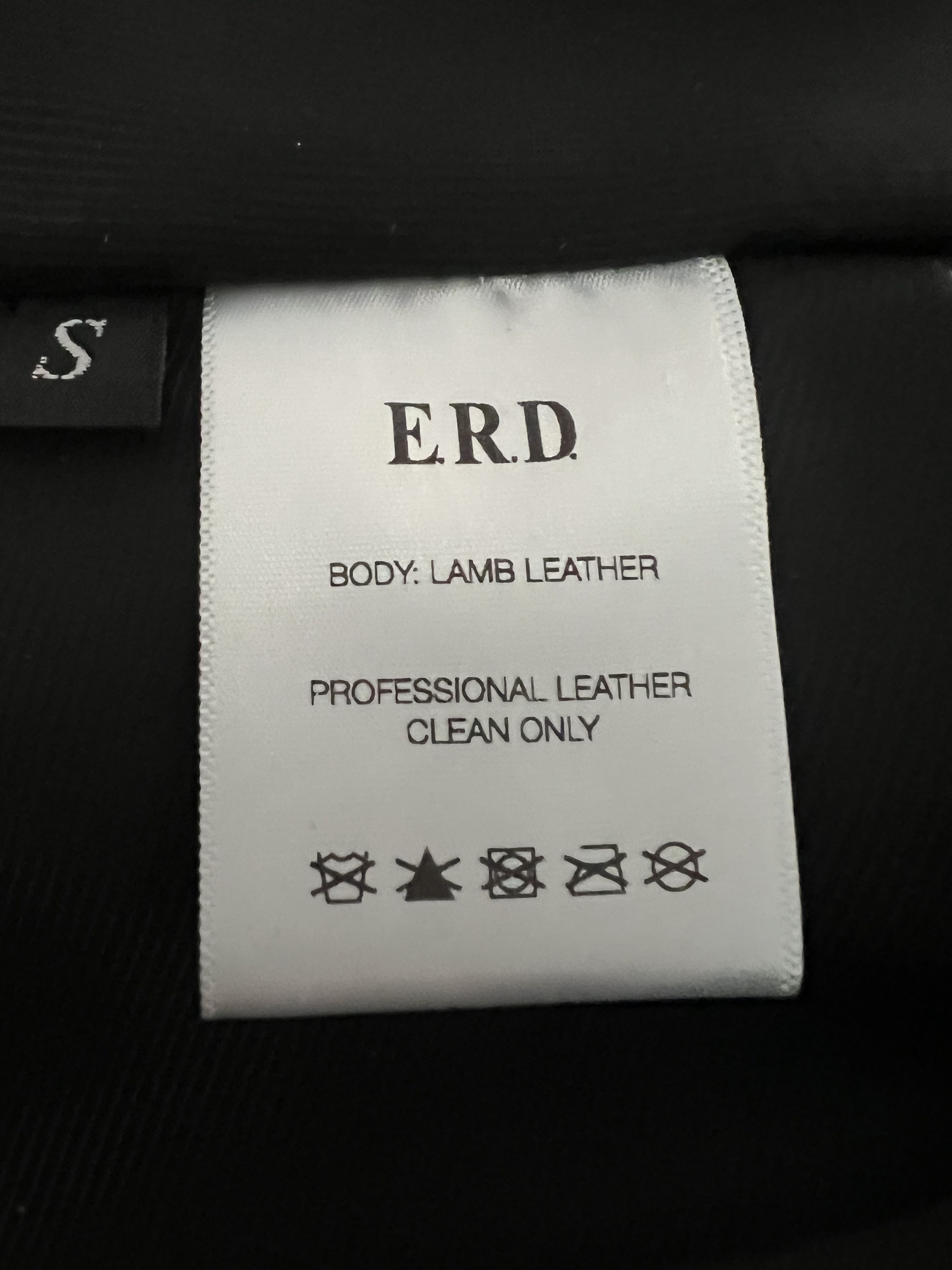Enfants Riches Deprimes Runway SS/'22 Lamb Leather Flared Skirt Size 26" / US 2 / IT 38 - 15 Thumbnail