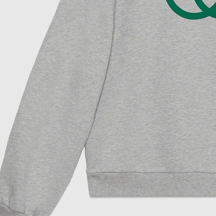 Gucci o1s1wg110925 Cotton Jersey Printed Sweatshirt in Gray Size US XXL / EU 58 / 5 - 4 Thumbnail