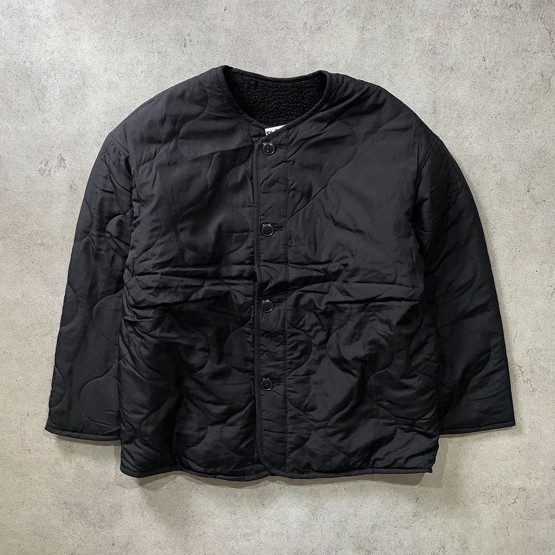 Bomber Jacket LINER SHERPA JACKET GU BLACK Grailed