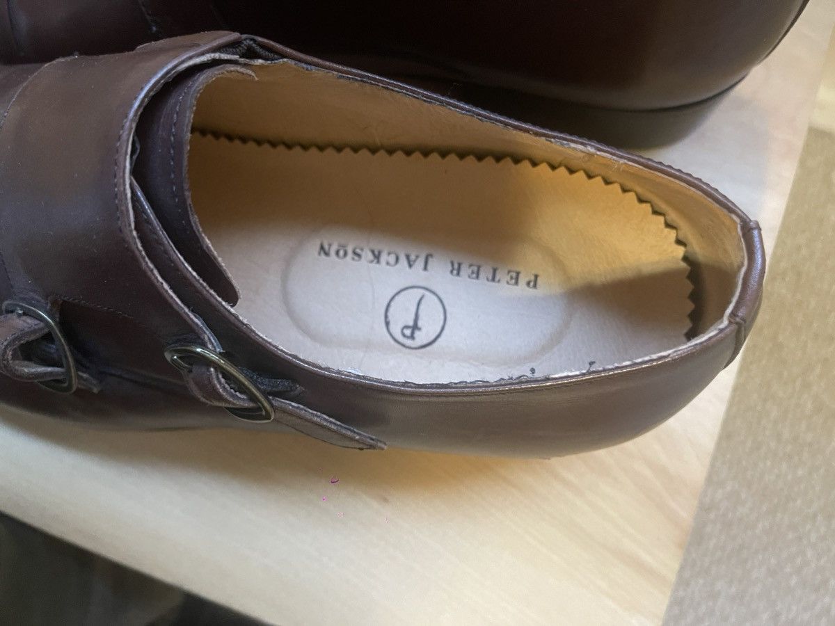 Other Elegant Peter Jackson Double Monk Strap Leather Shoes Size US 10 / EU 43 - 2 Thumbnail
