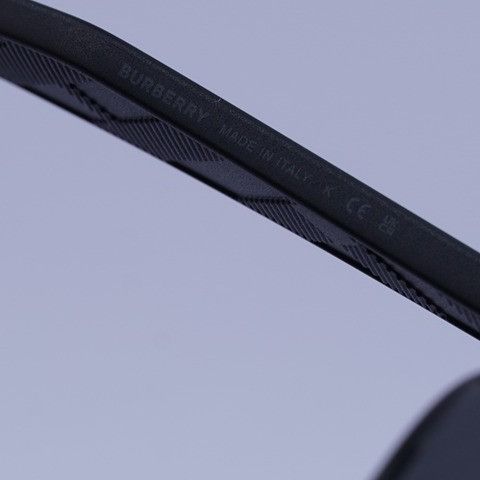 Burberry Burberry BE4460U 3464/87 Sunglasses Black Shield Frame Size ONE SIZE - 10 Thumbnail