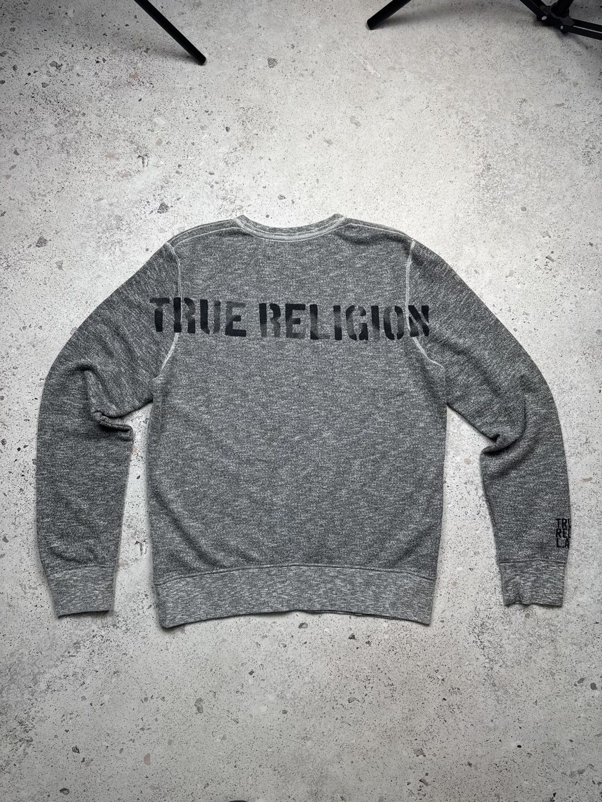 True Religion × Vintage True Religion Stars Print Crew Sweat L Men’s y2k Size US L / EU 52-54 / 3 - 9 Thumbnail
